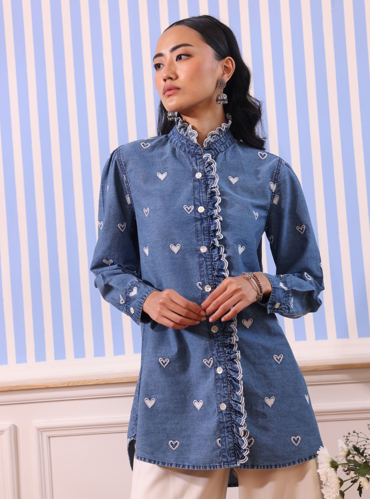 Casimir Denim Blue Shirt