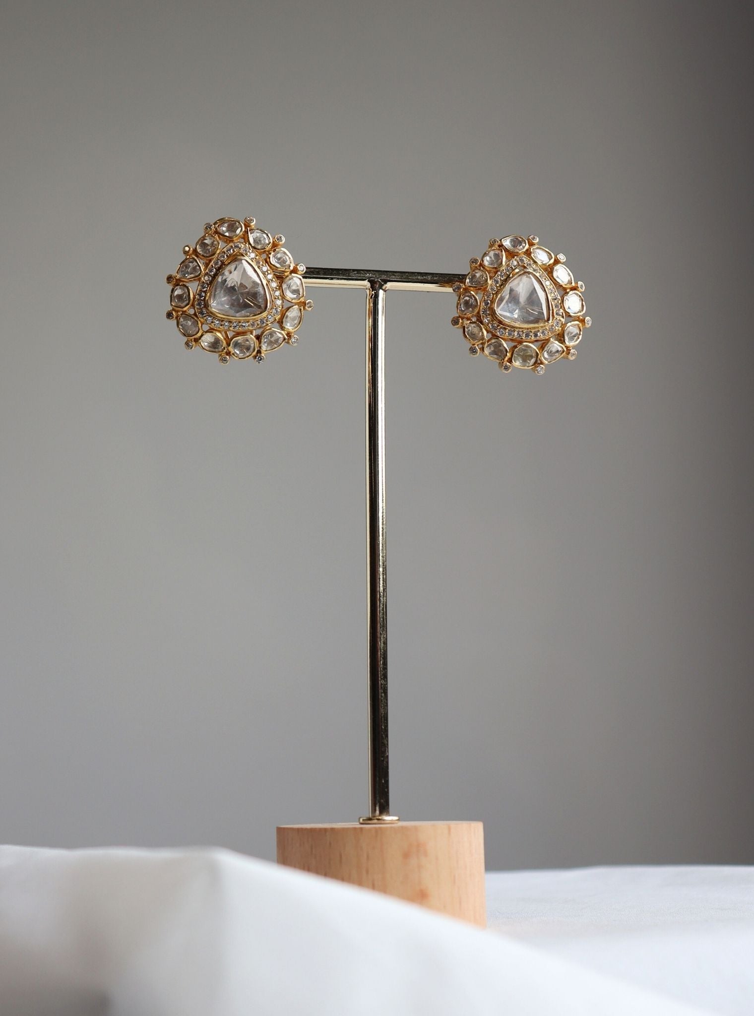 Pure Silver Rani Studs