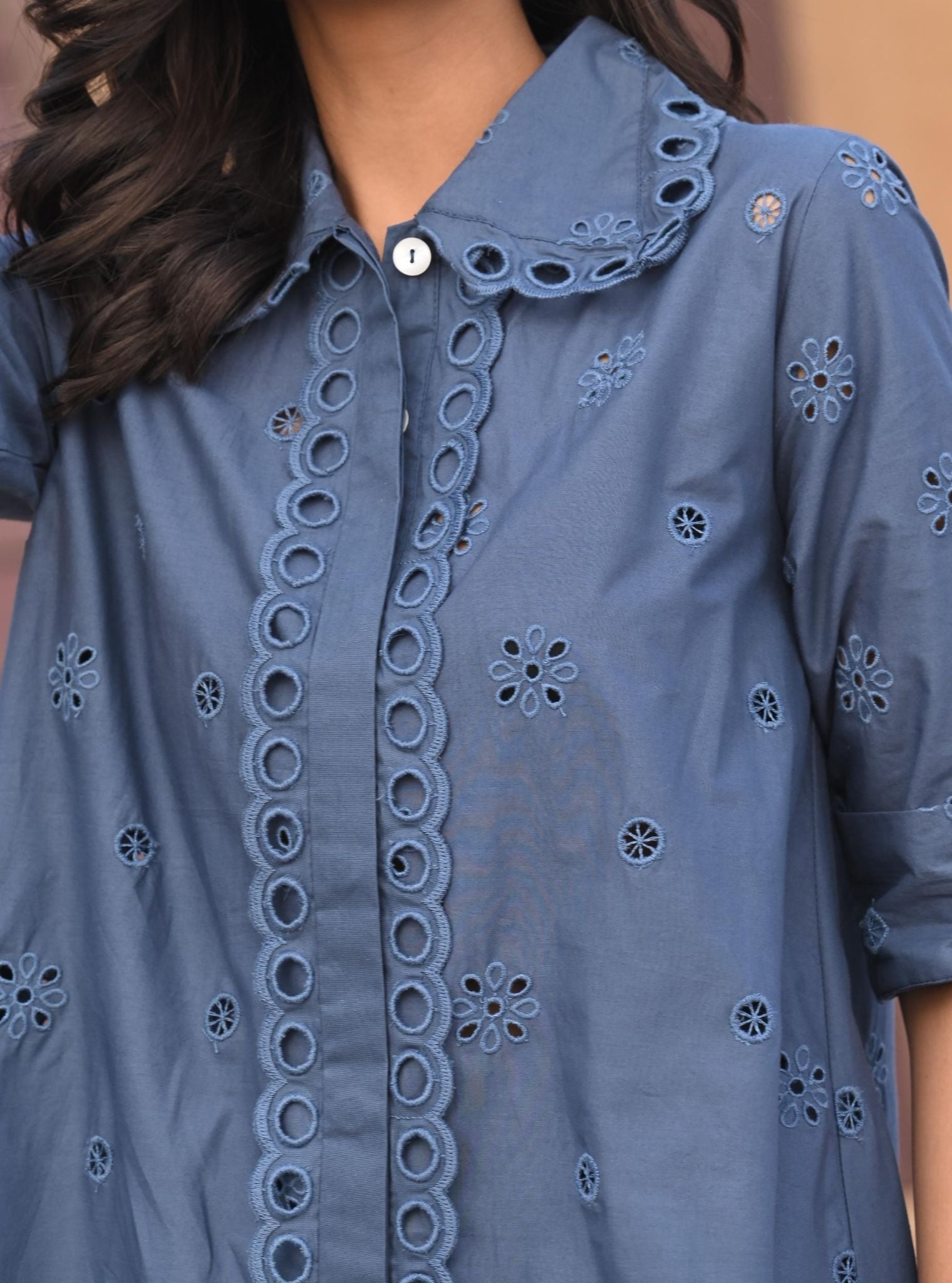 Carlisle Cotton Navy Co-ord Set