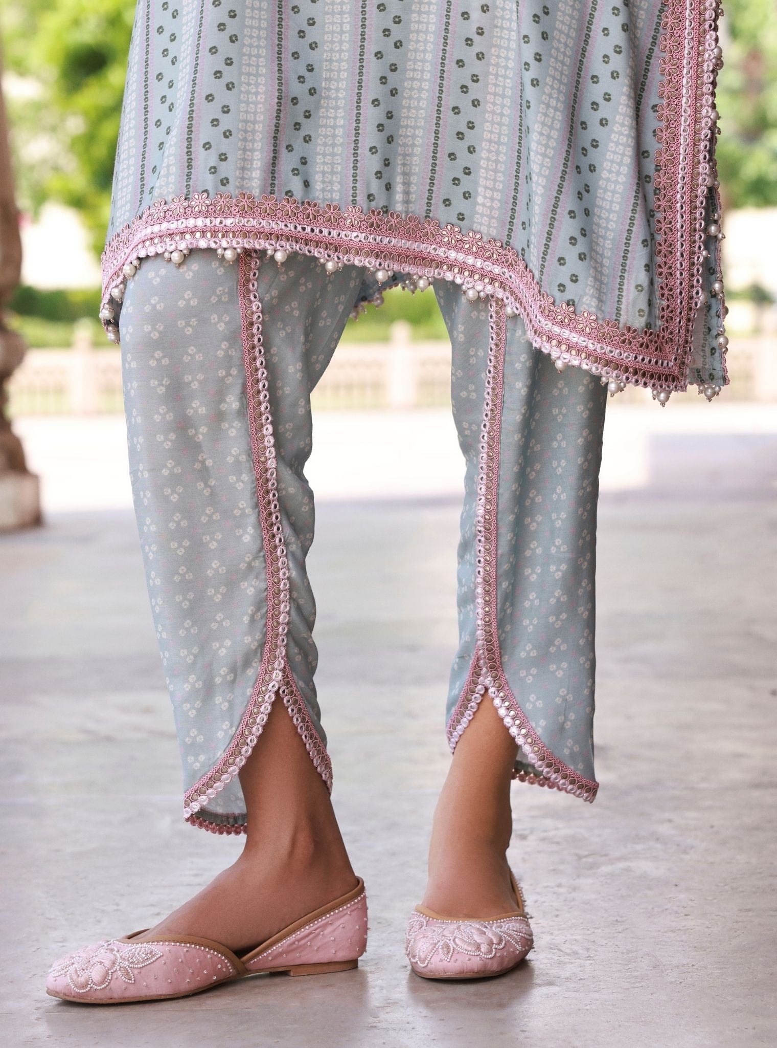 Vanera Lawn Blue Kurta Set