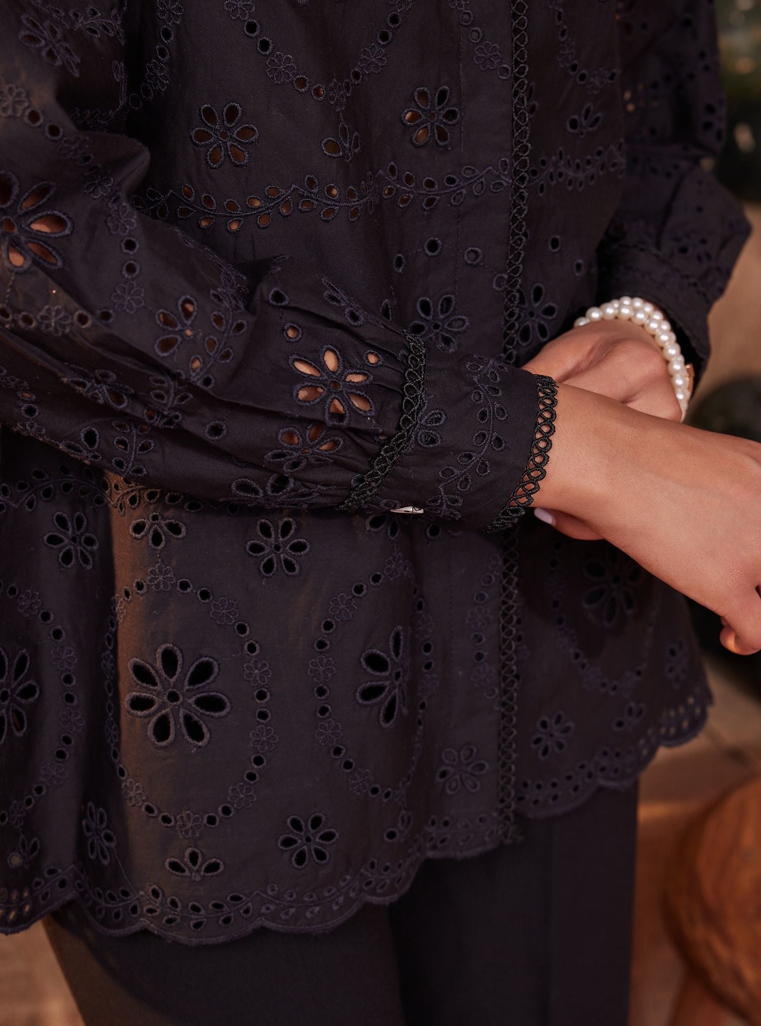 Sia Iconic Cotton Black Shirt