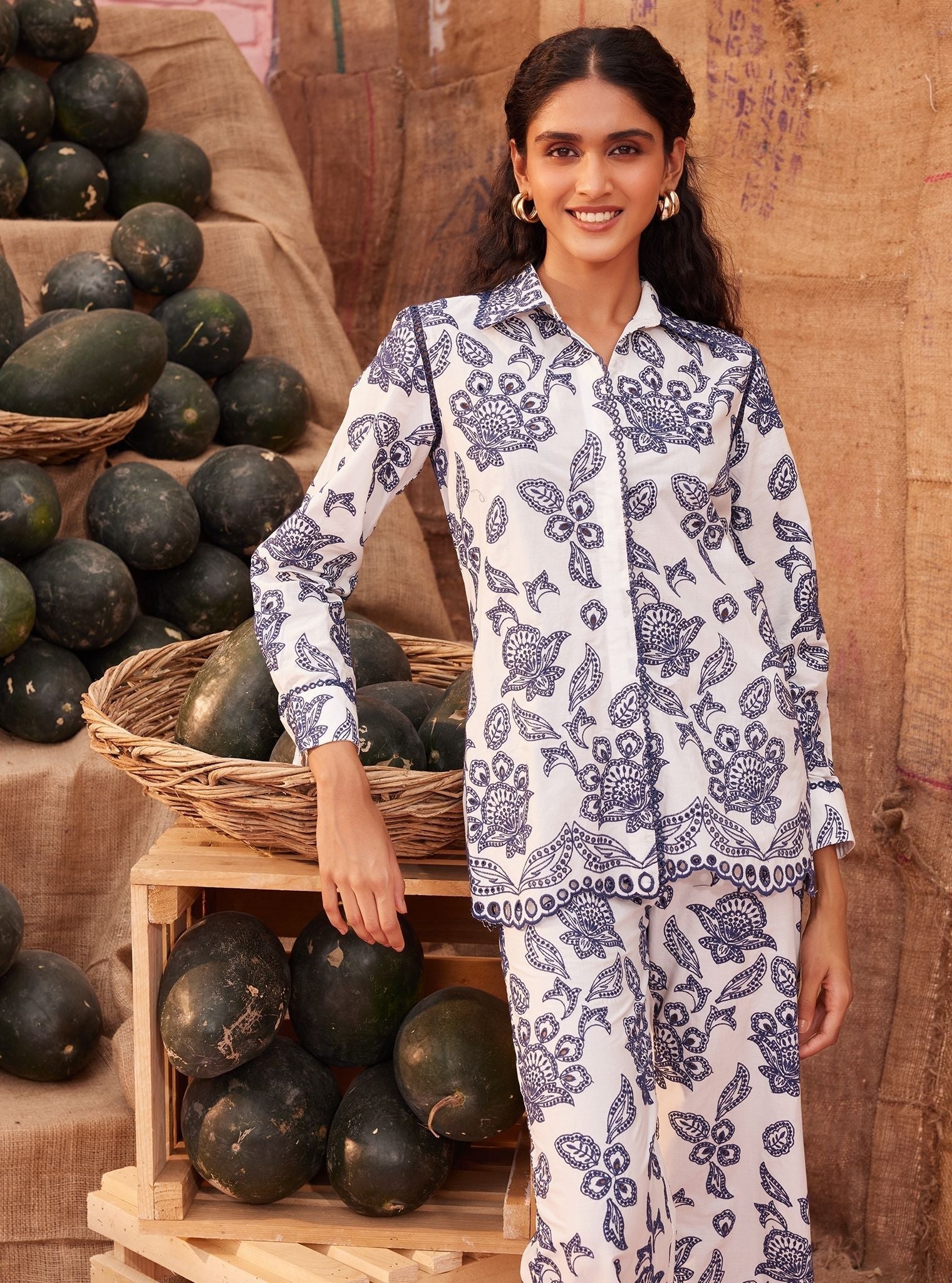 Sasha Cotton White Shirt