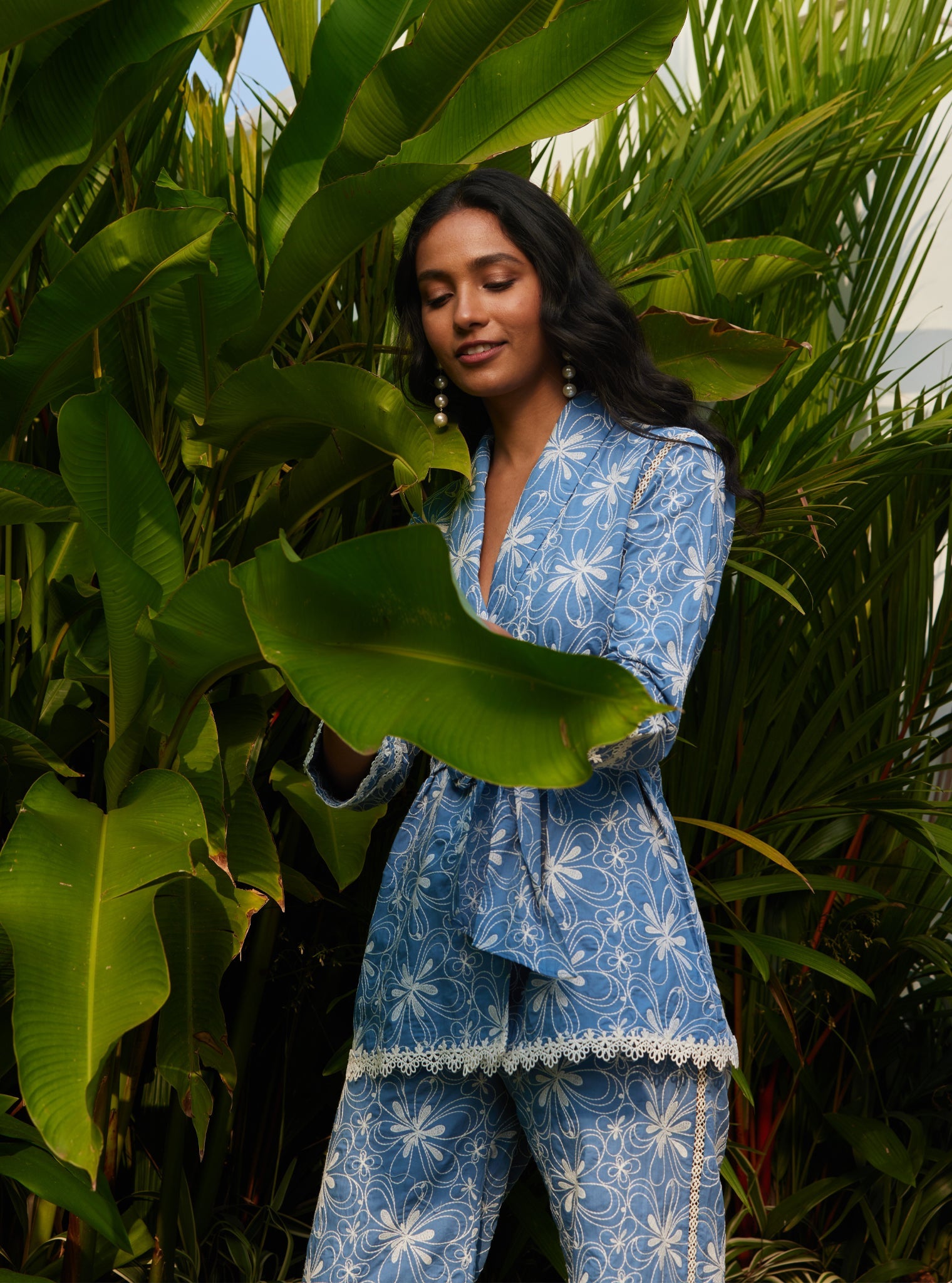 Lorna Cotton Warp Denim Co-ord Set