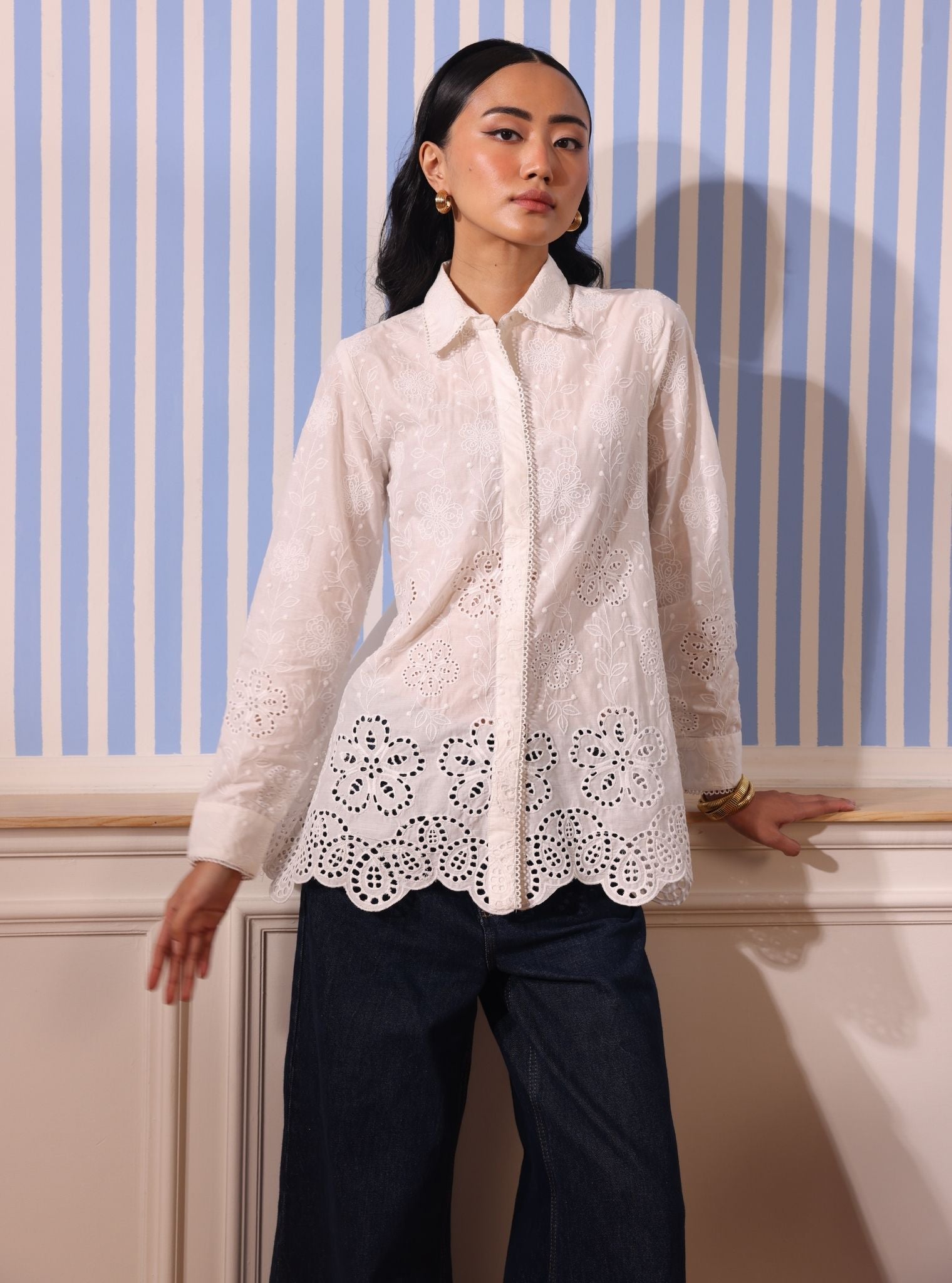 Romy Cotton White Shirt