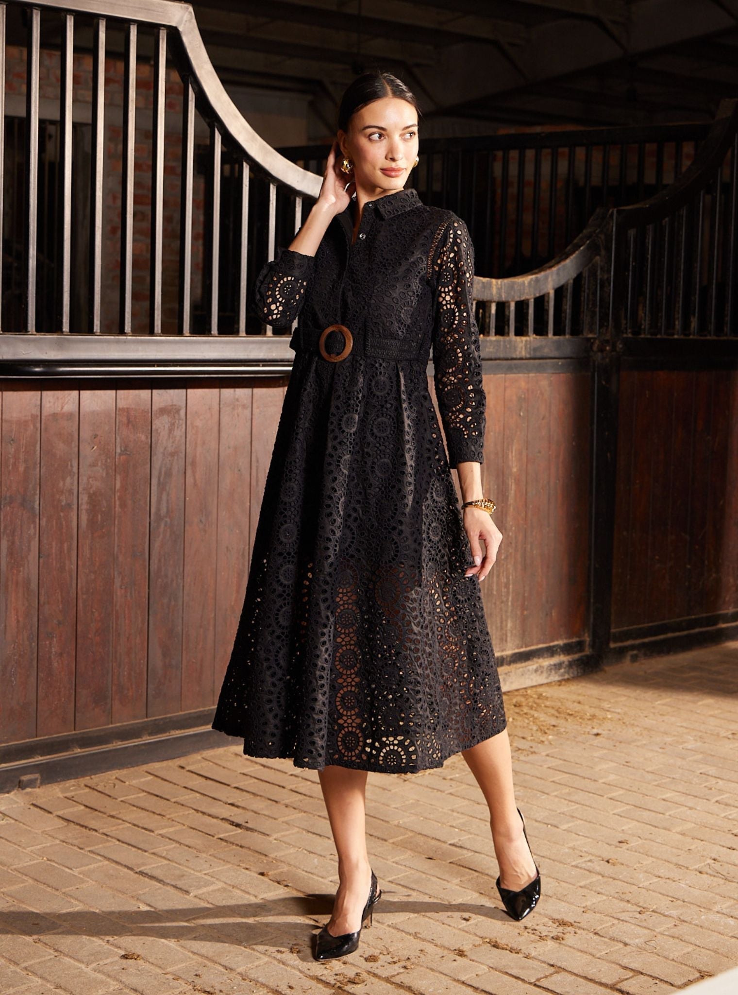 Remy Cotton Black Dress