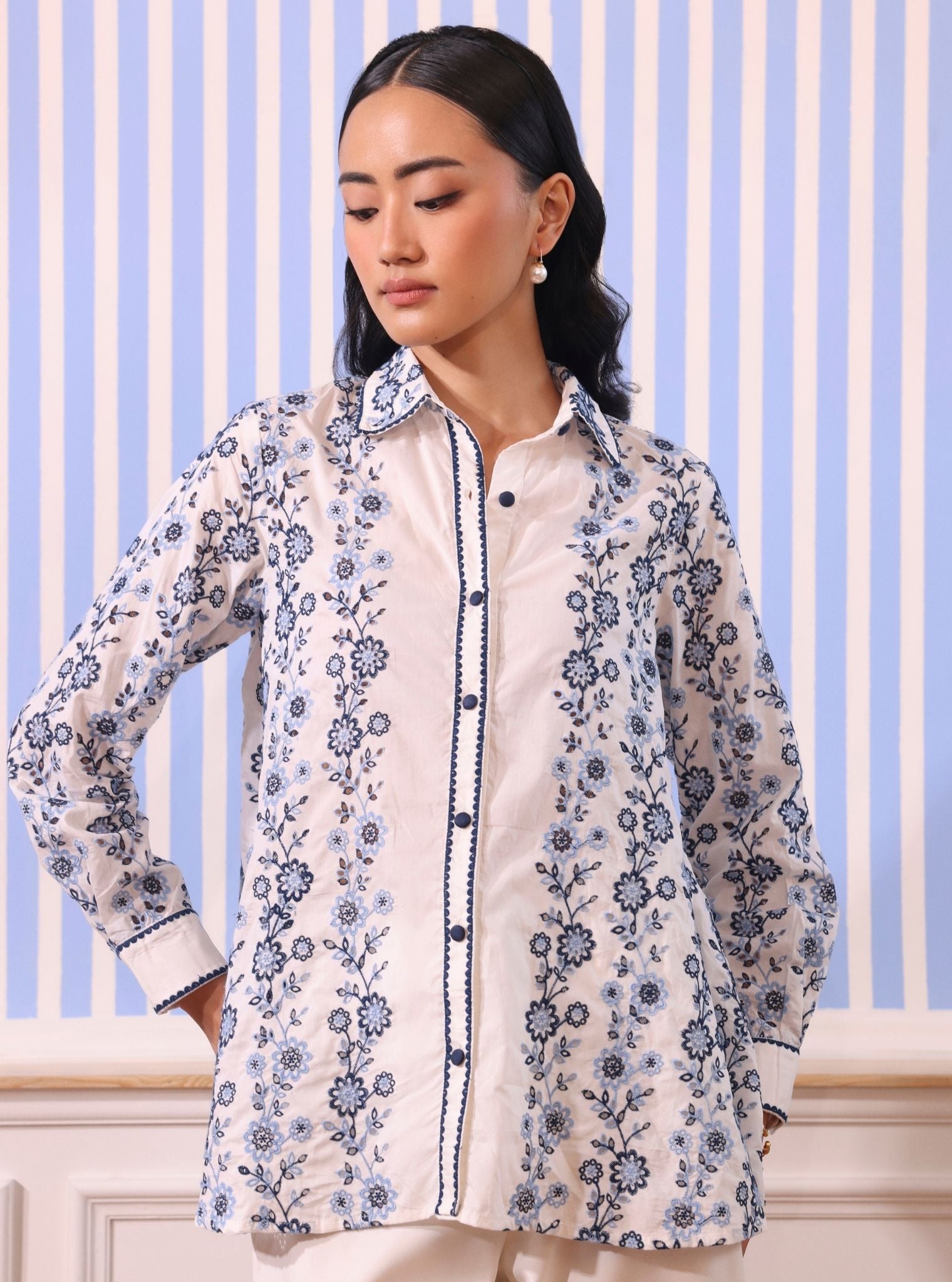 Hugo Cotton White Shirt