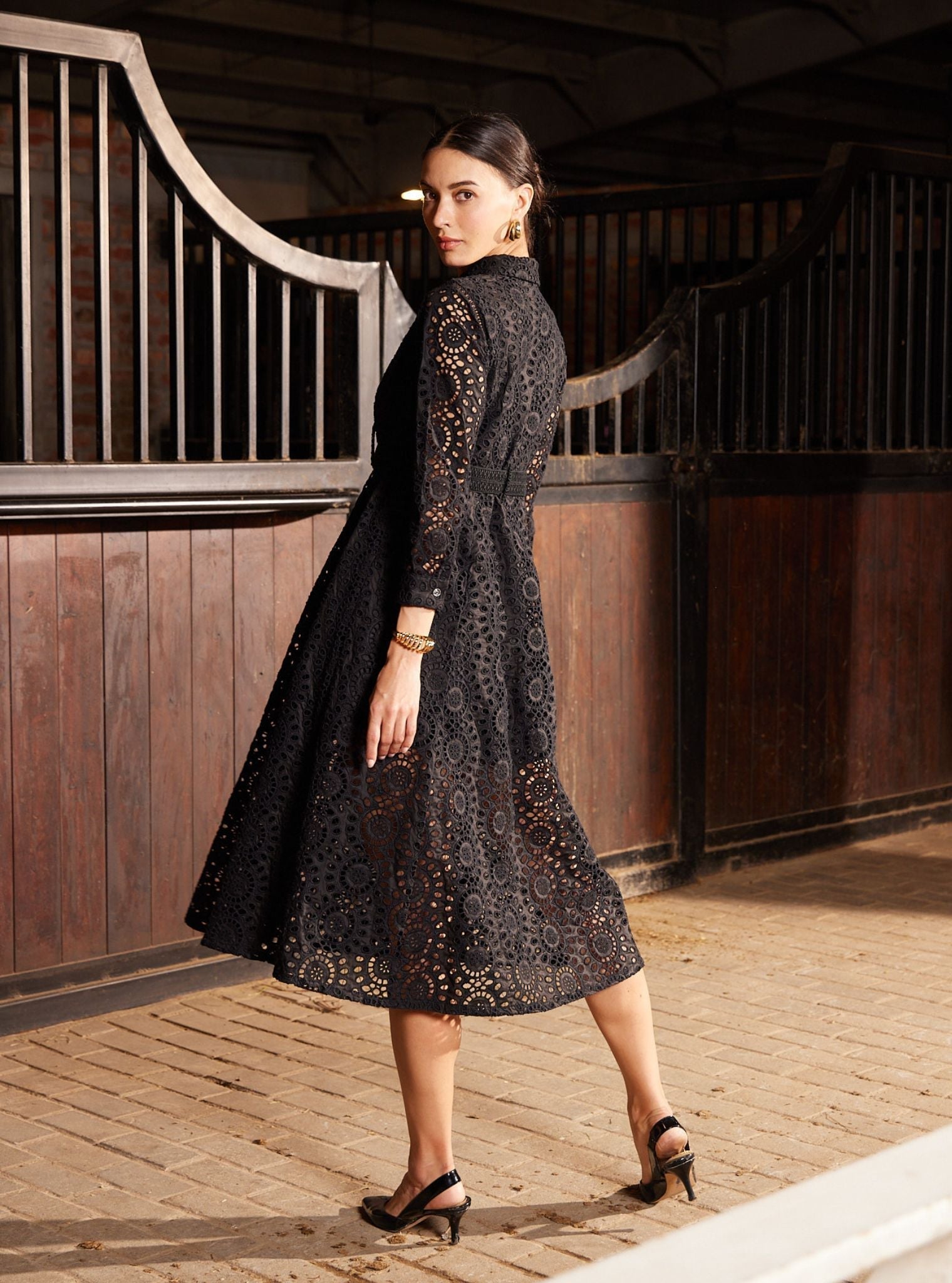 Remy Cotton Black Dress