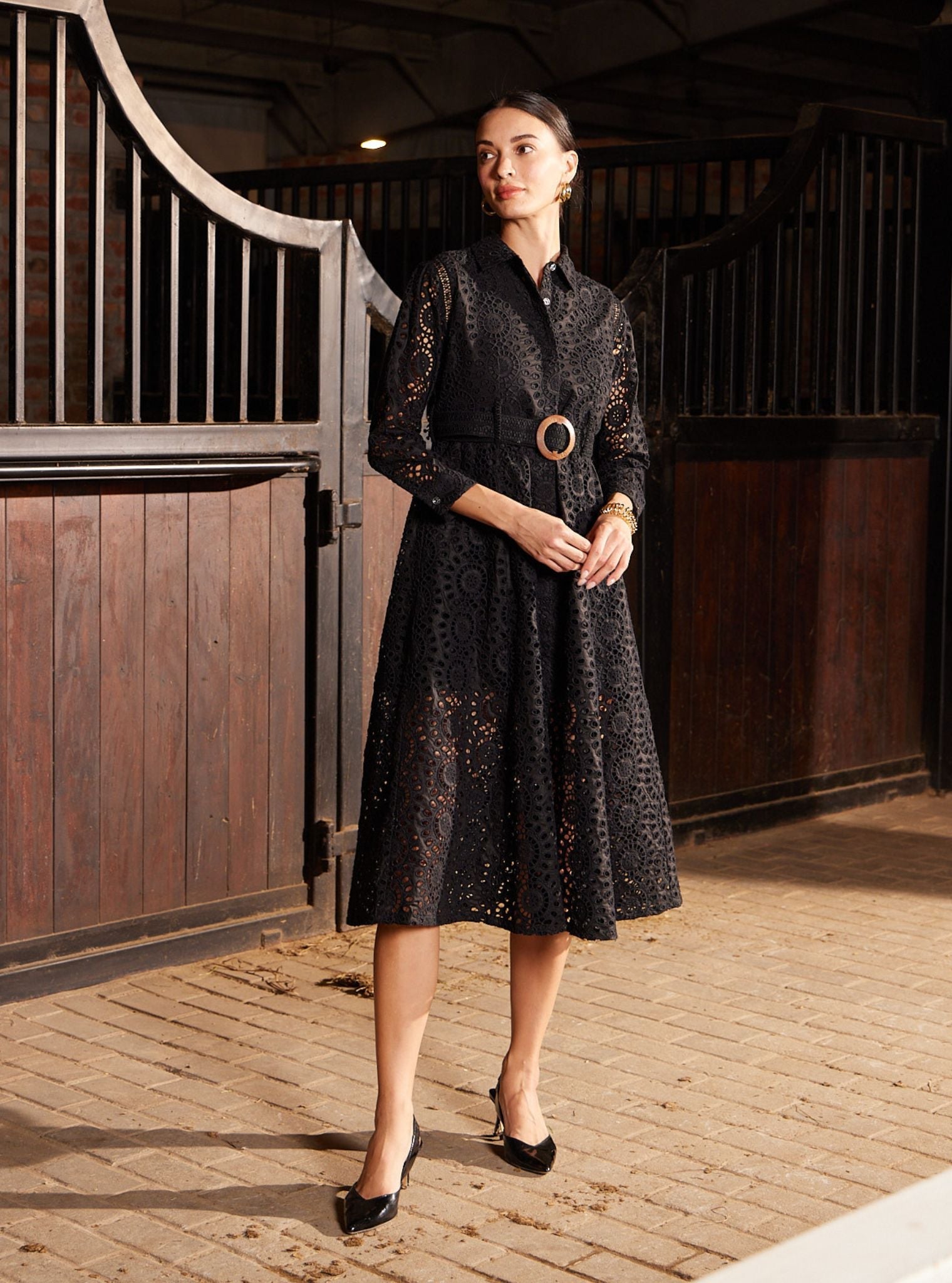 Remy Cotton Black Dress