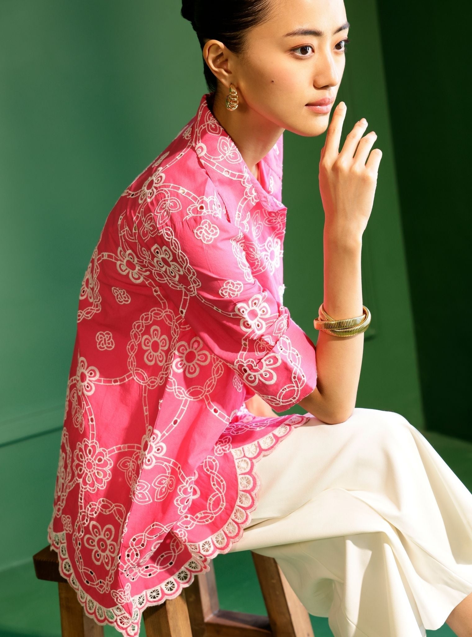 Finn Cotton Fuschia Shirt