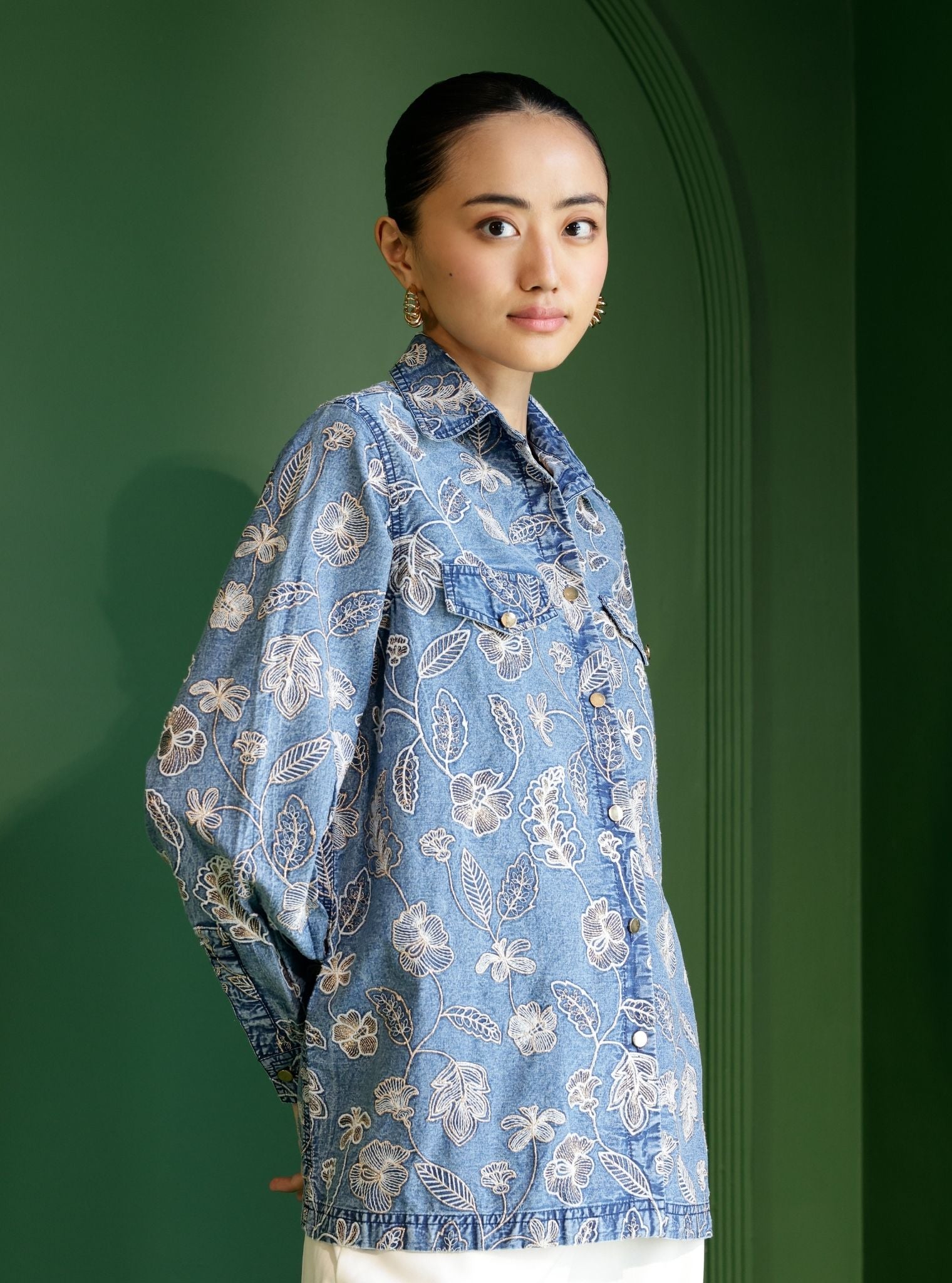 Ceri Denim Blue Shirt