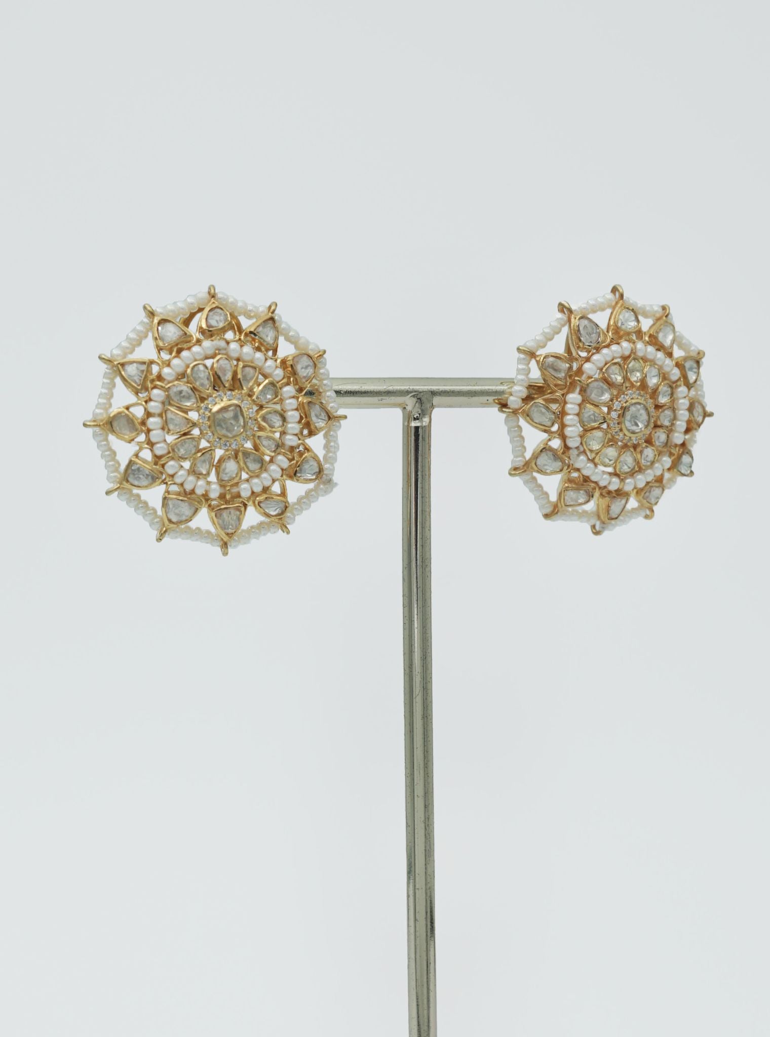 Pure Silver Sadhya Studs