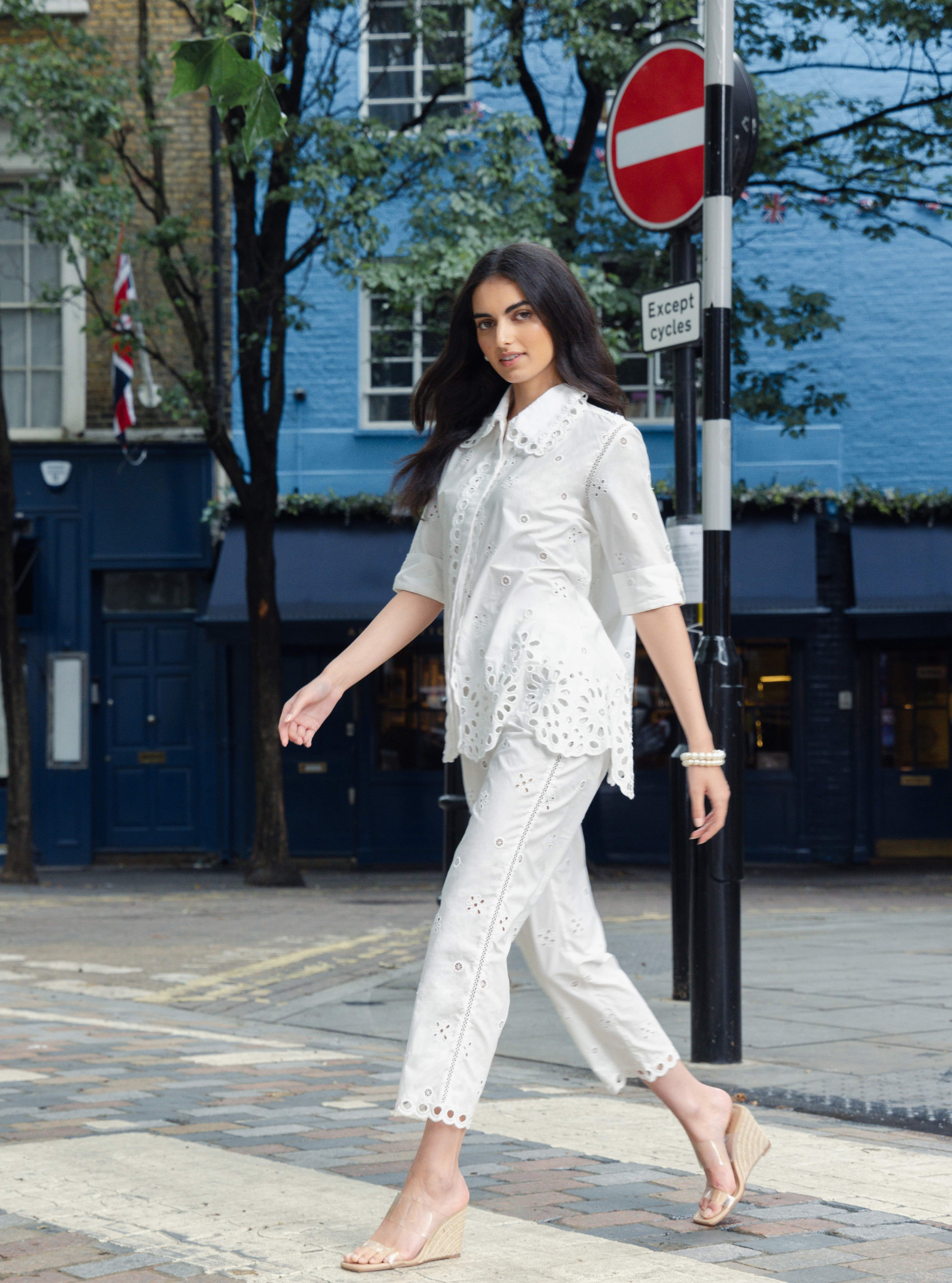 Carlisle Cotton White Co-ord Set