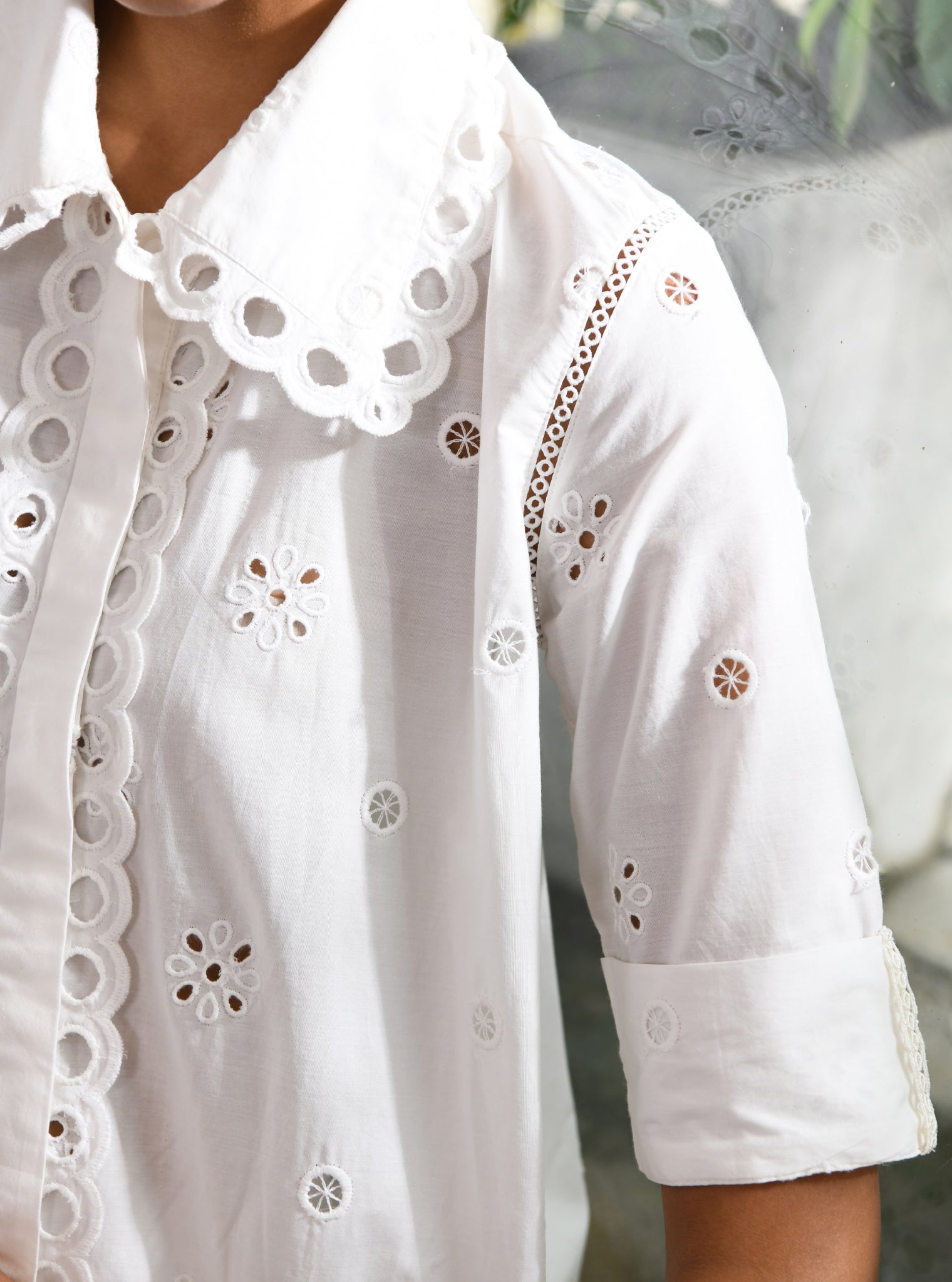 Carlisle Cotton White Co-ord Set