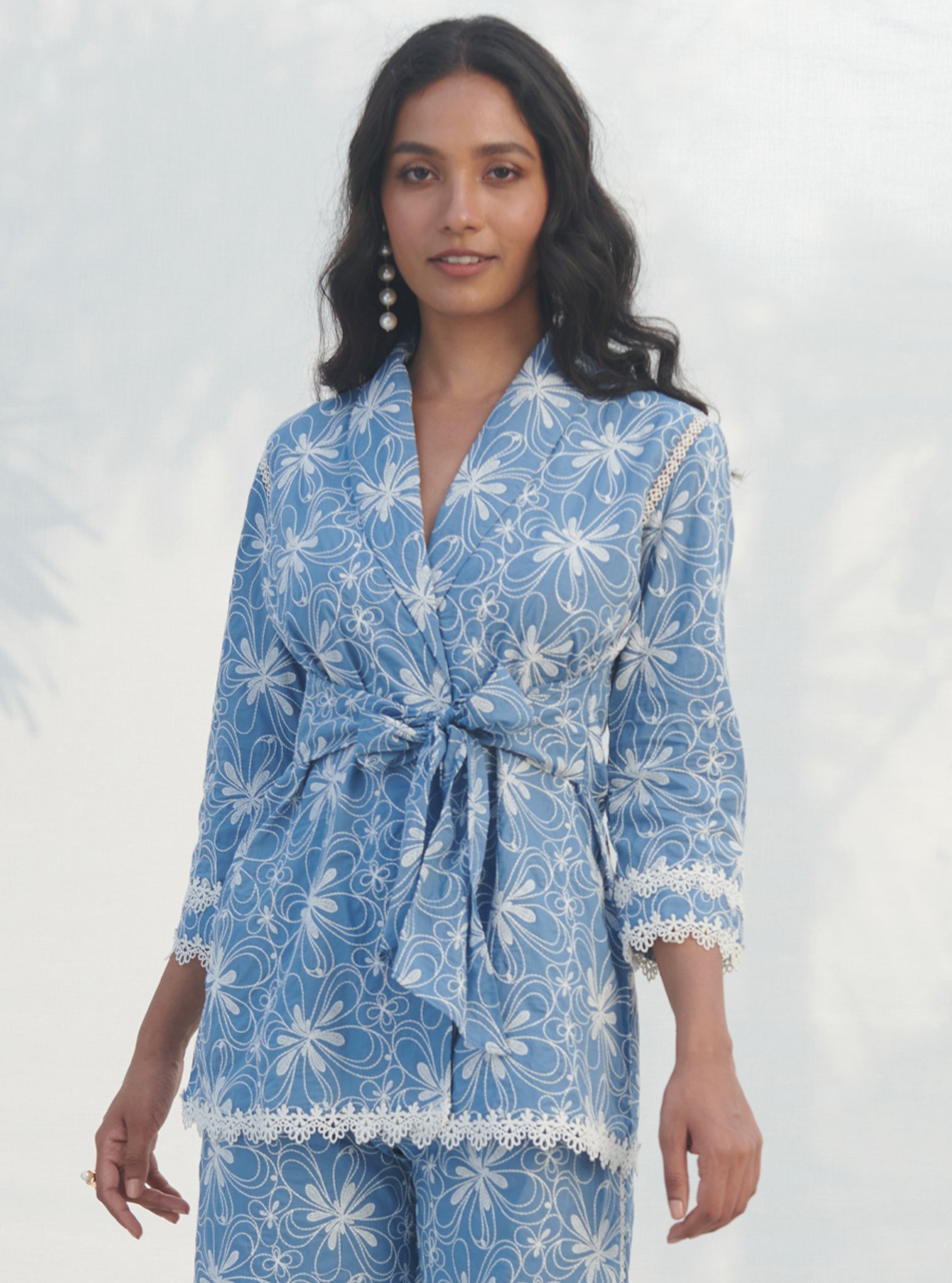 Lorna Cotton Warp Denim Co-ord Set