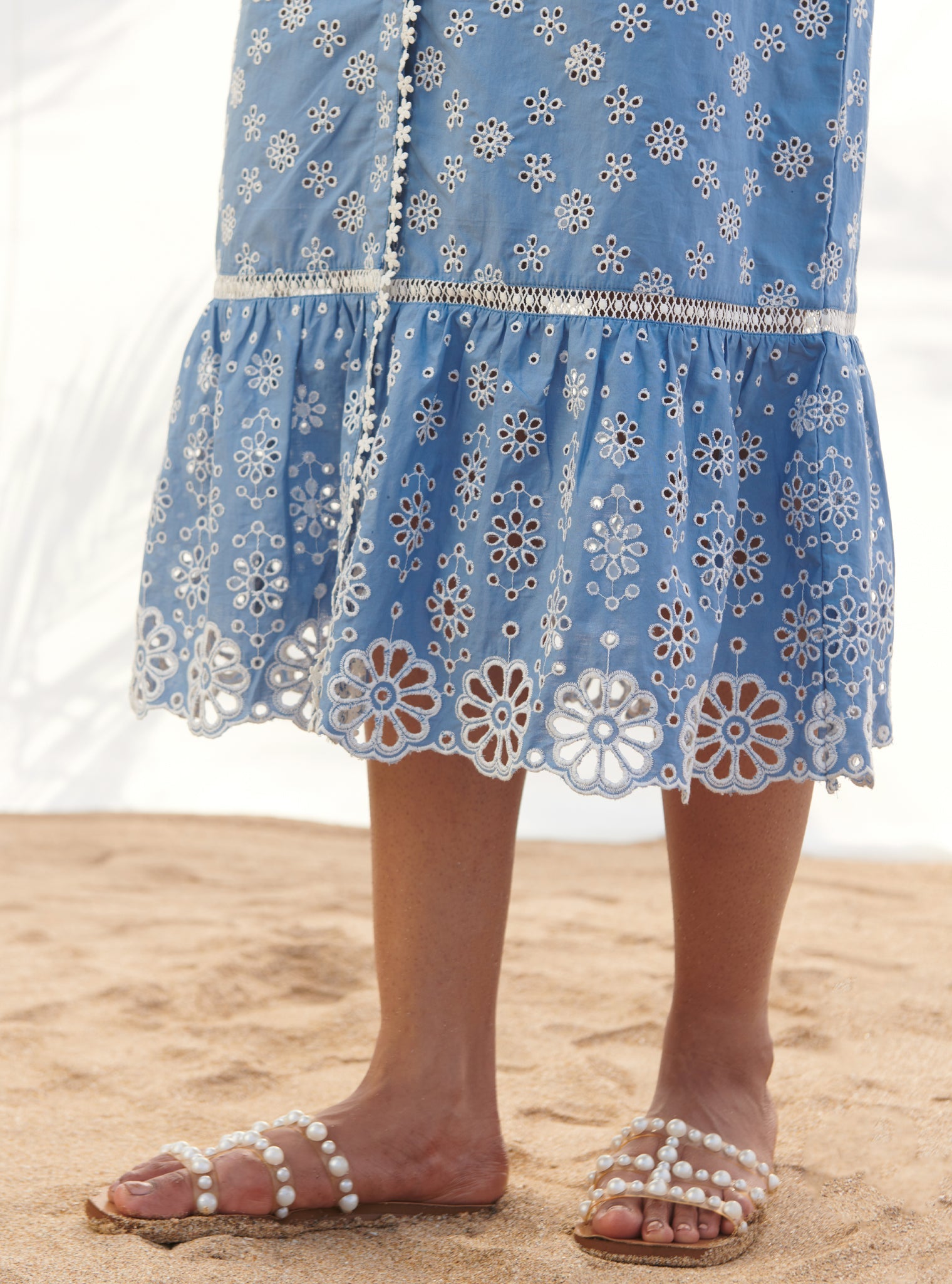 Lillian Cotton Denim Dress