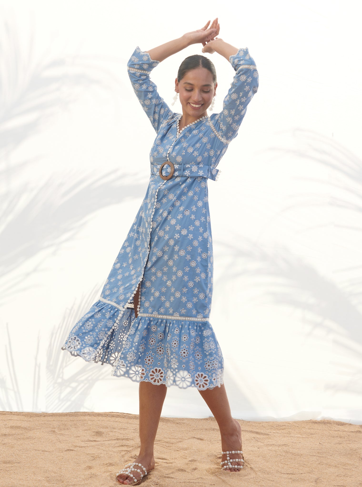 Lillian Cotton Denim Dress