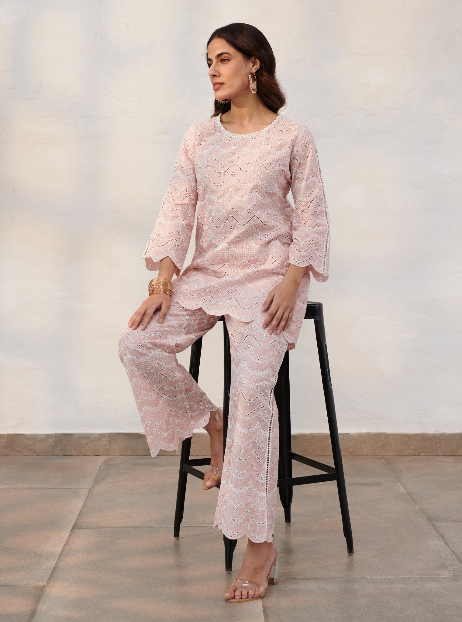 Preston Cotton Pink Co-ord Set