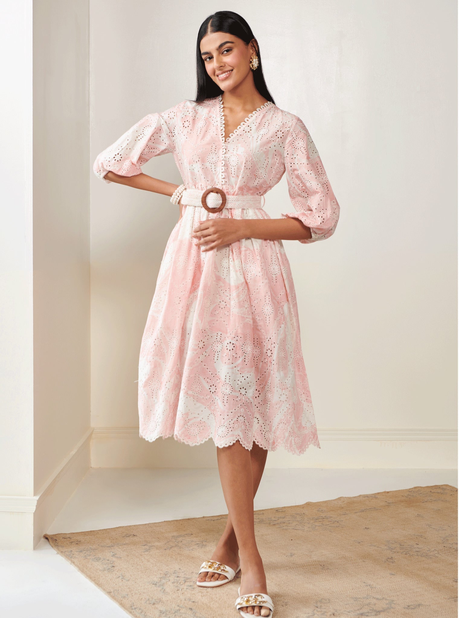 Nero Cotton Pink Dress