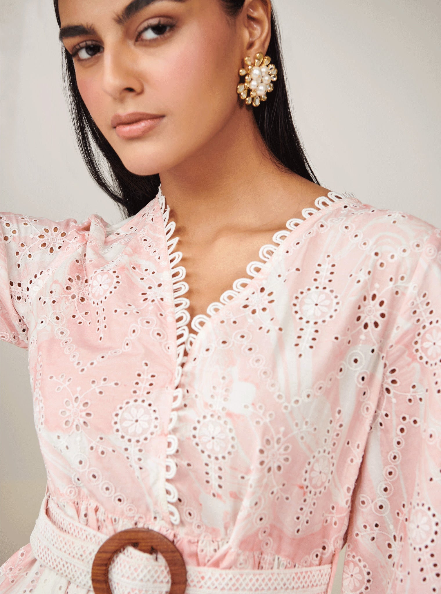 Nero Cotton Pink Dress