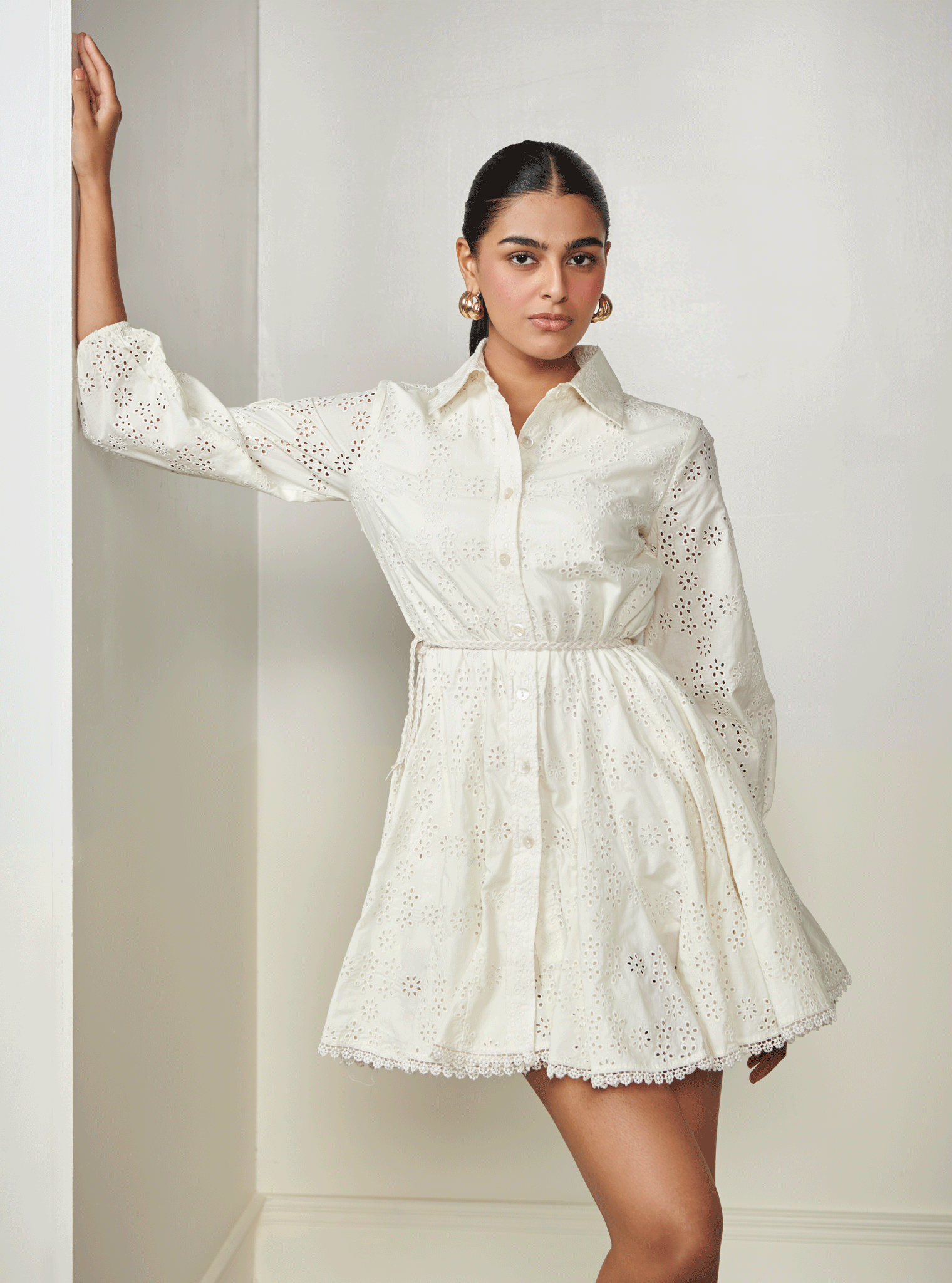 Peyton Cotton White Dress