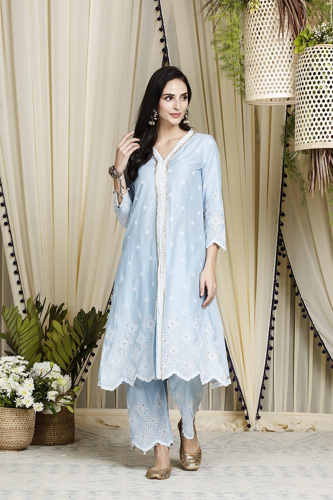 Mulmul Cotton Ophelia Kurta