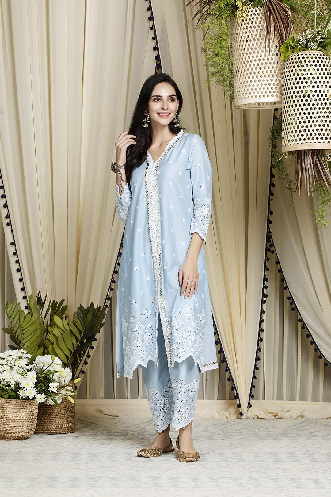 Mulmul Cotton Ophelia Kurta