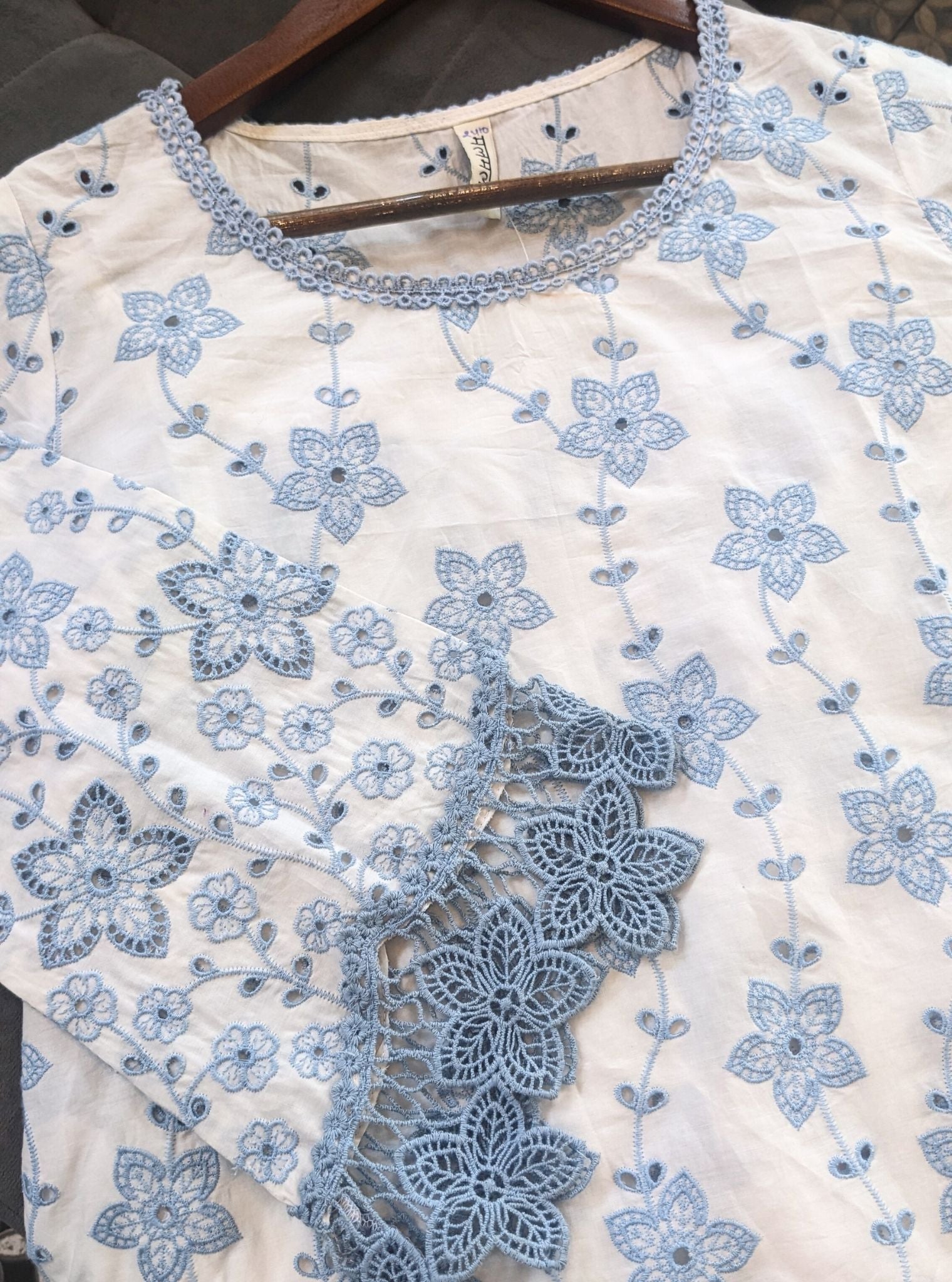 Mia Cotton White Co-ord Set