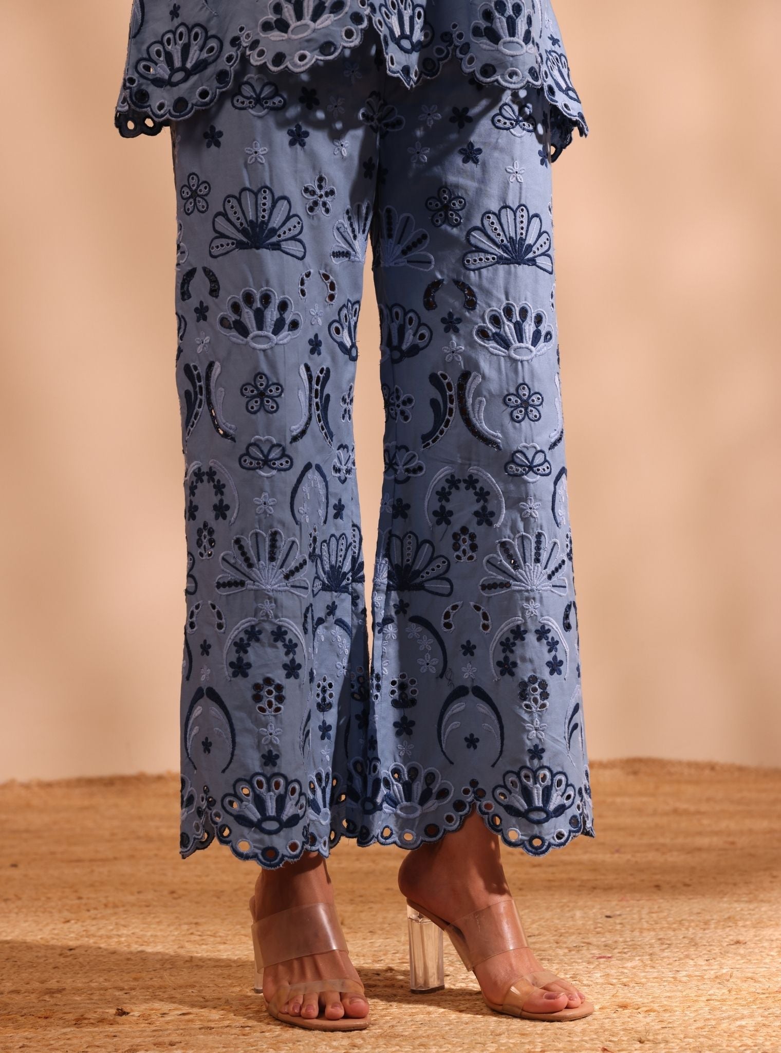 Shaya Cotton Blue Co-ord Set