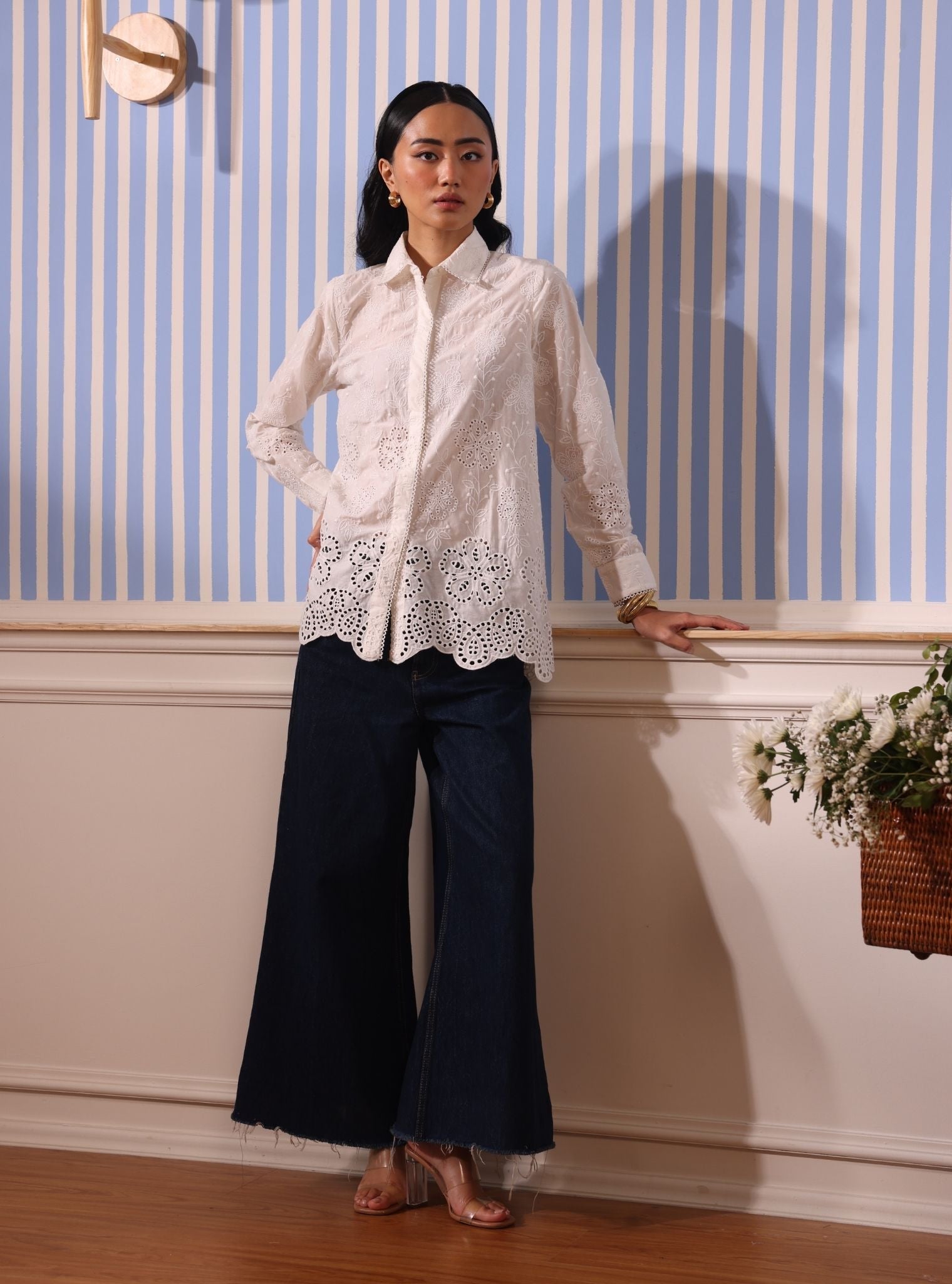 Romy Cotton White Shirt