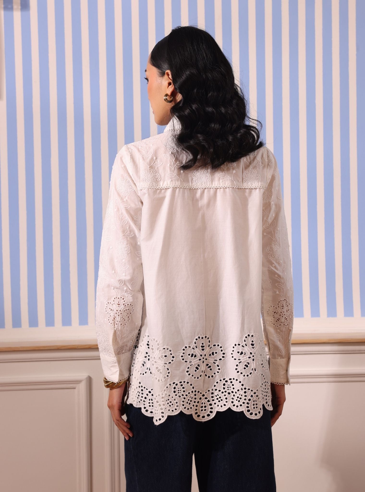 Romy Cotton White Shirt