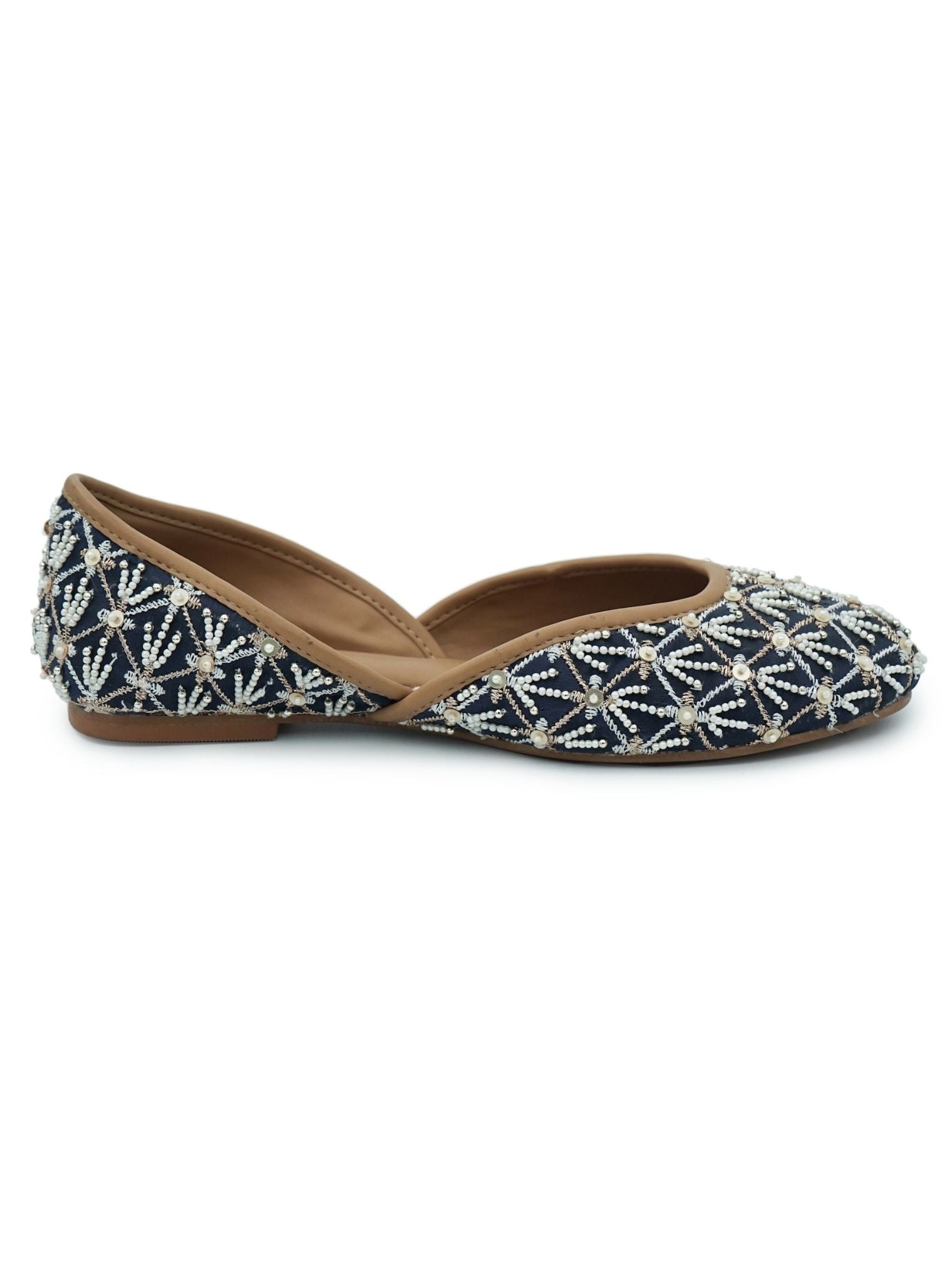 Aisha Navy Vegan Jutti