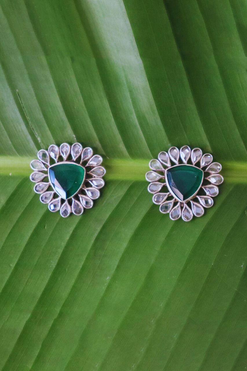 Green Yadavi Studs