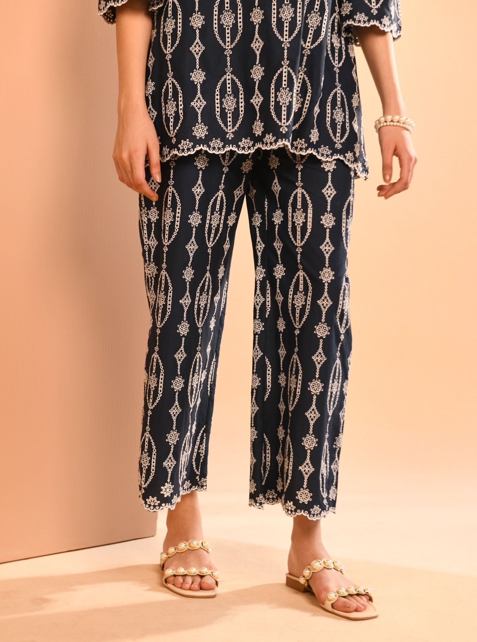 Reeve Cotton Navy Co-ord Set