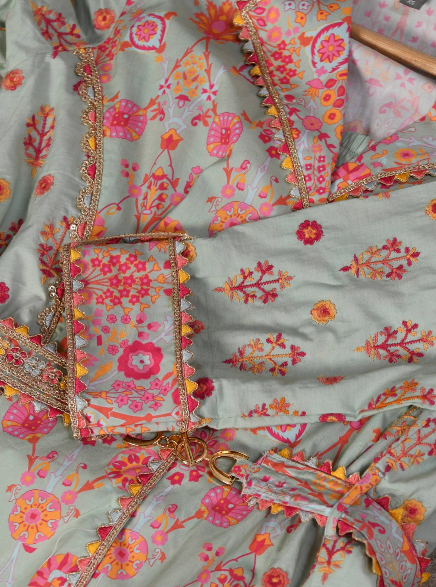 Erin Cotton Green Co-ord Set