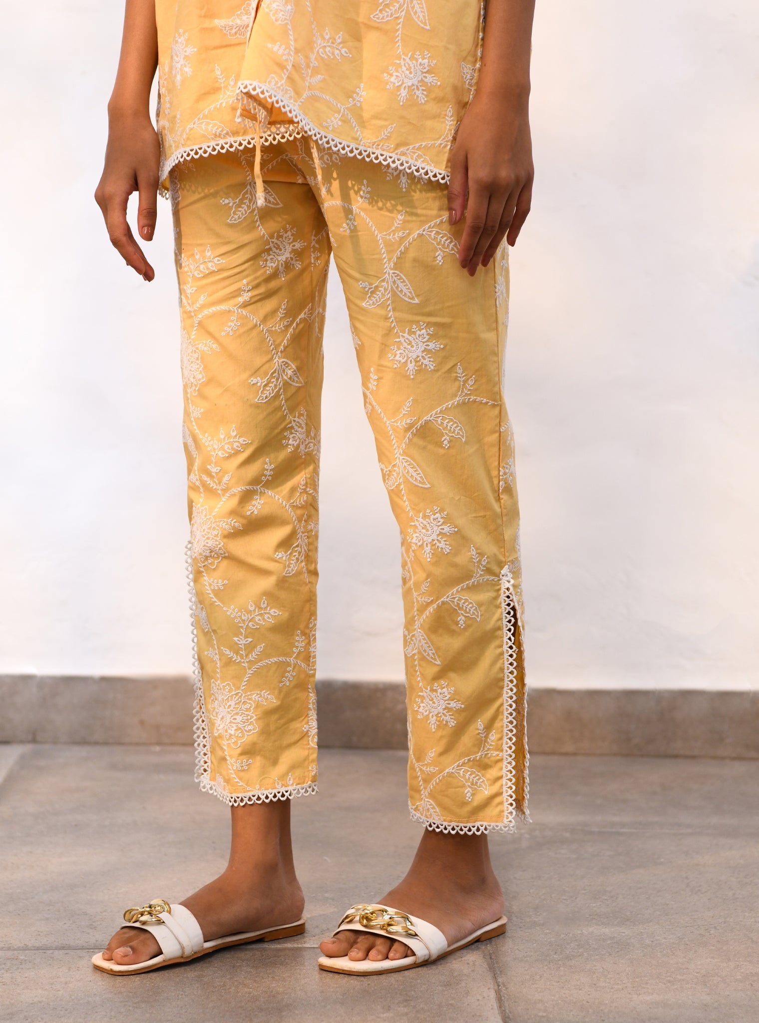 Ely Cotton Yellow Co-ord Set