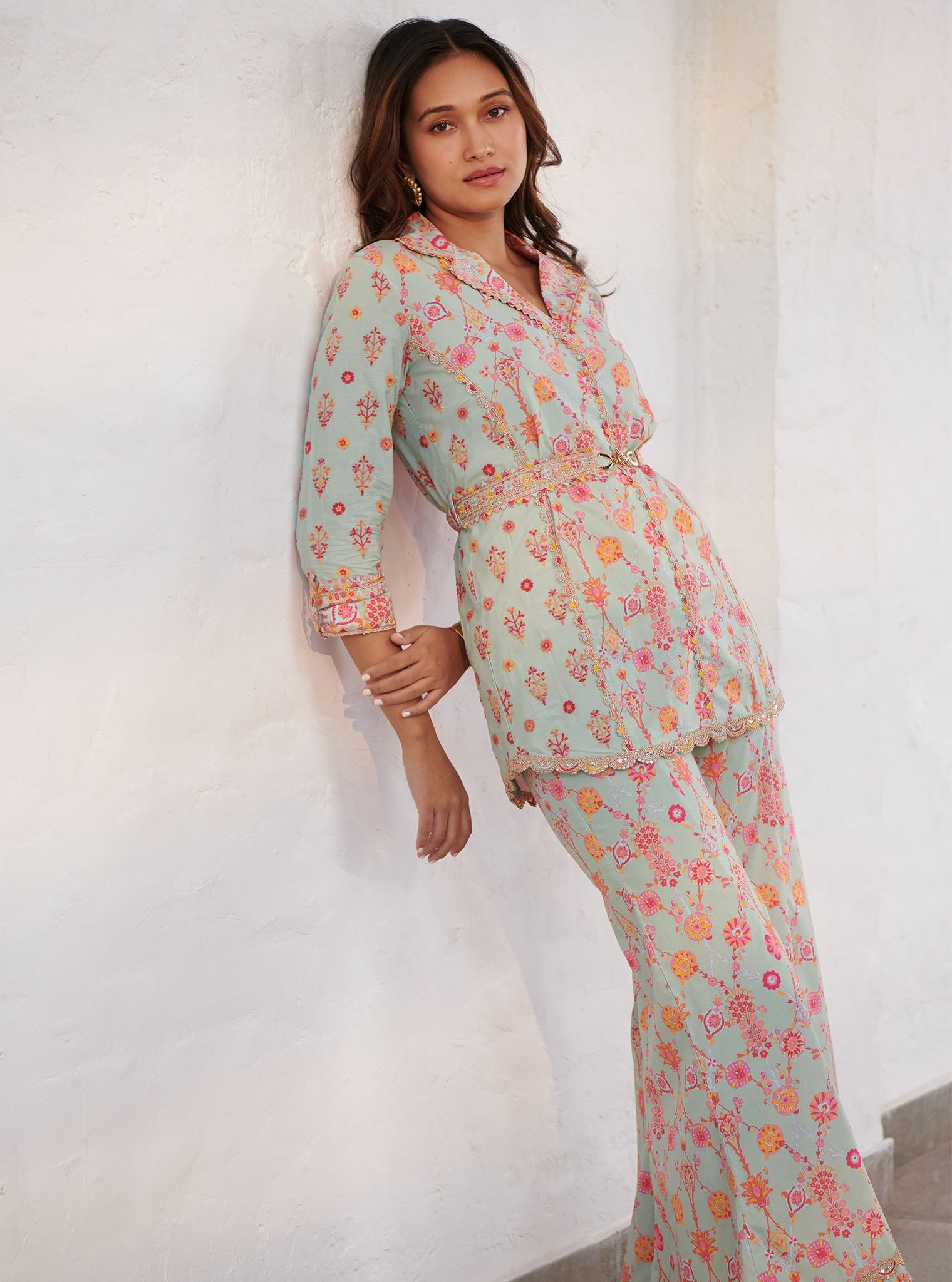 Erin Cotton Green Co-ord Set