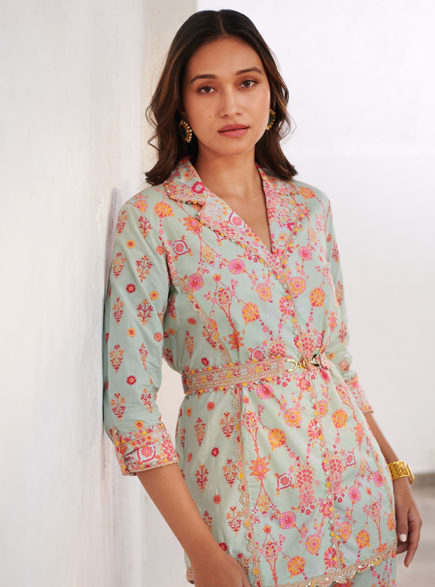 Erin Cotton Green Co-ord Set