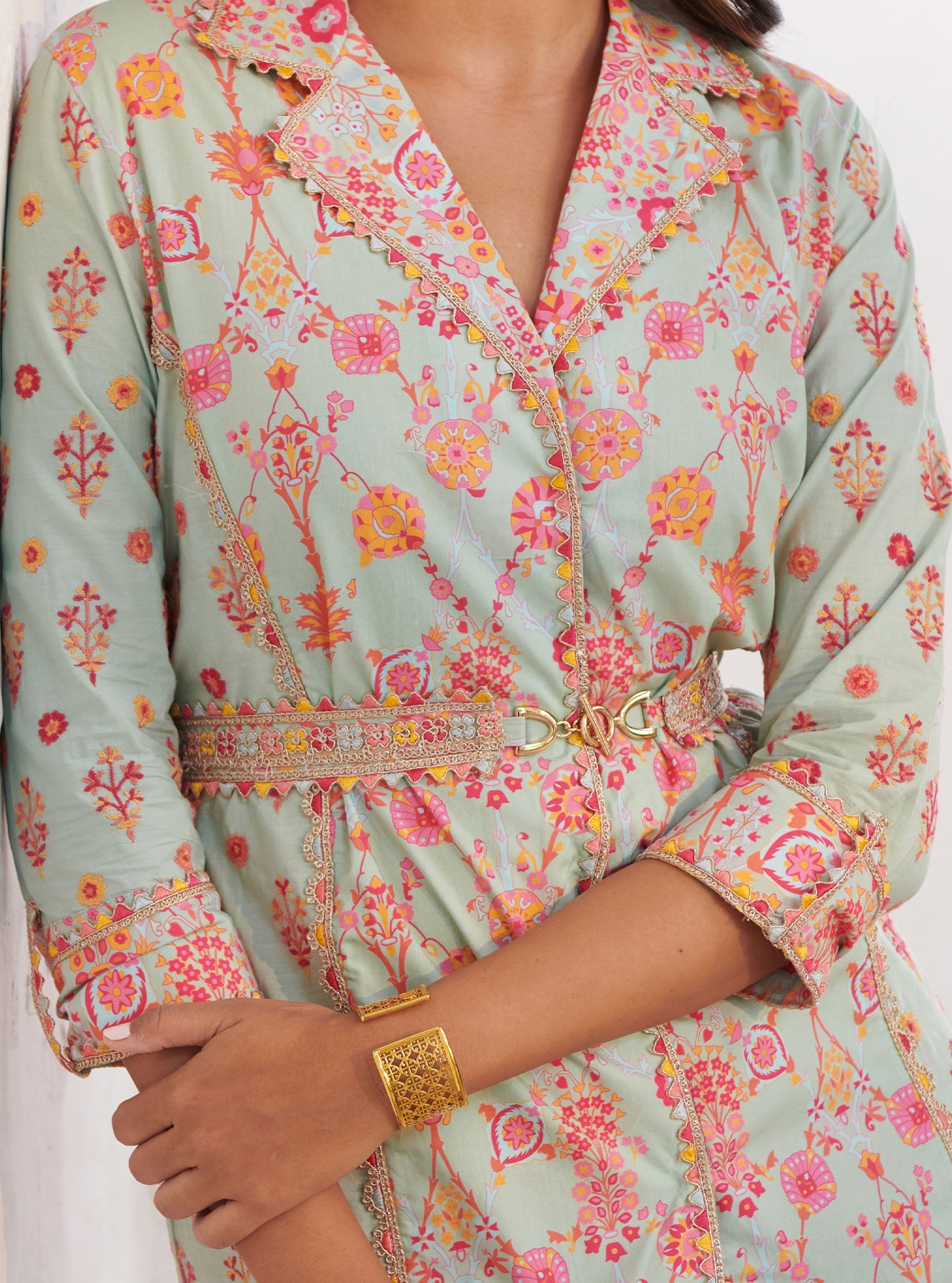 Erin Cotton Green Co-ord Set
