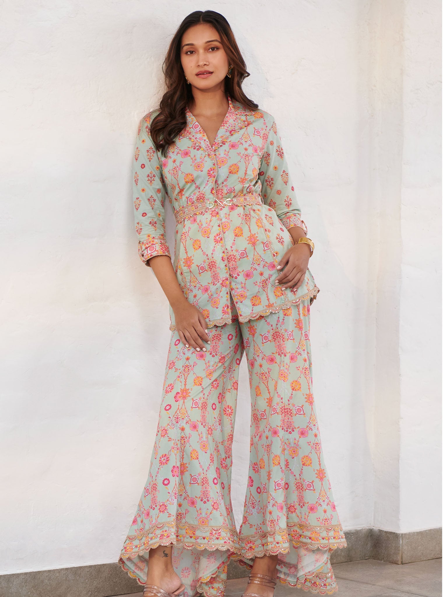 Erin Cotton Green Co-ord Set