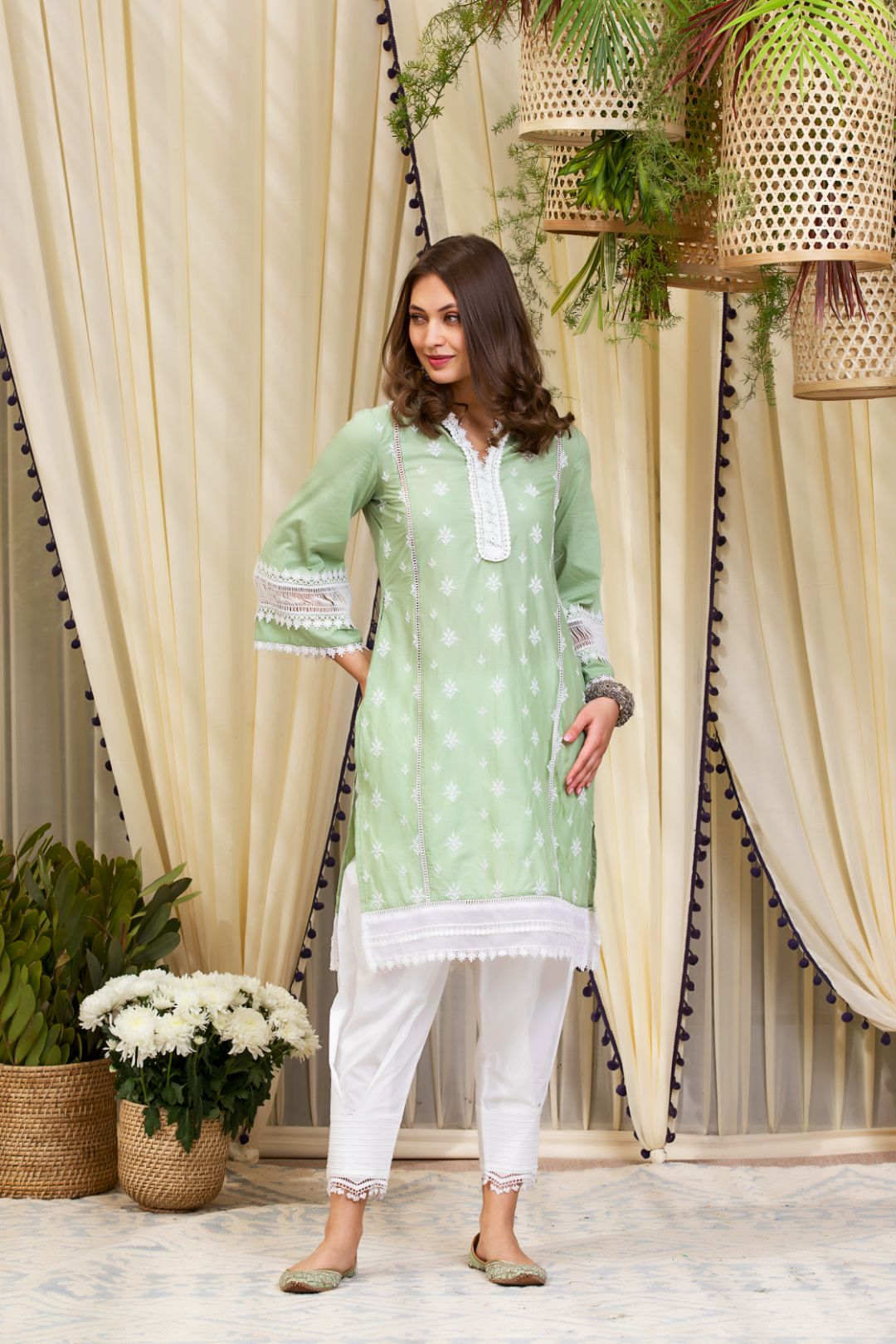 Mulmul Cotton Sandra Kurta