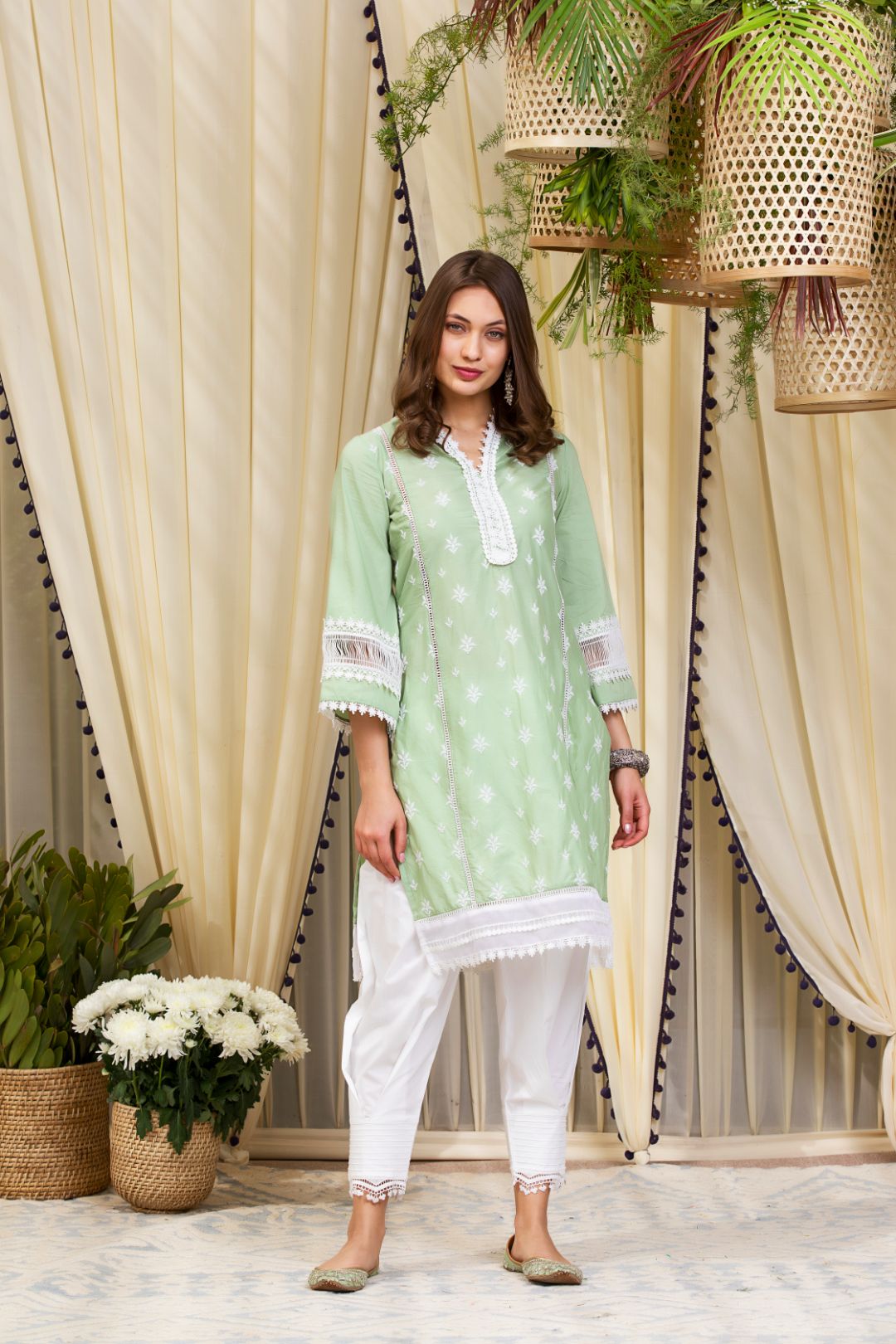 Mulmul Cotton Sandra Kurta