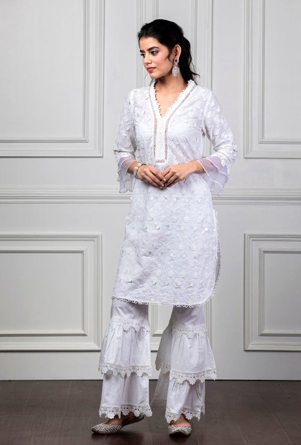 Mulmul Daisy Kurta