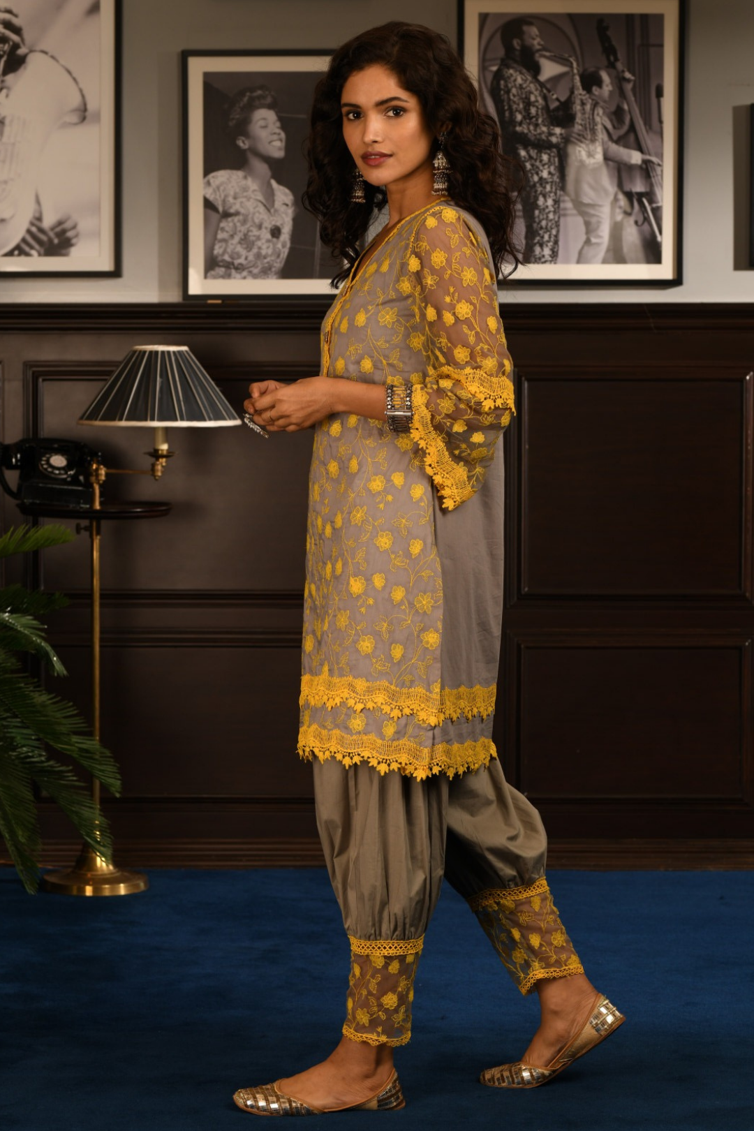 Mulmul Cotton ALEEZA Kurta With ALEEZA PANT