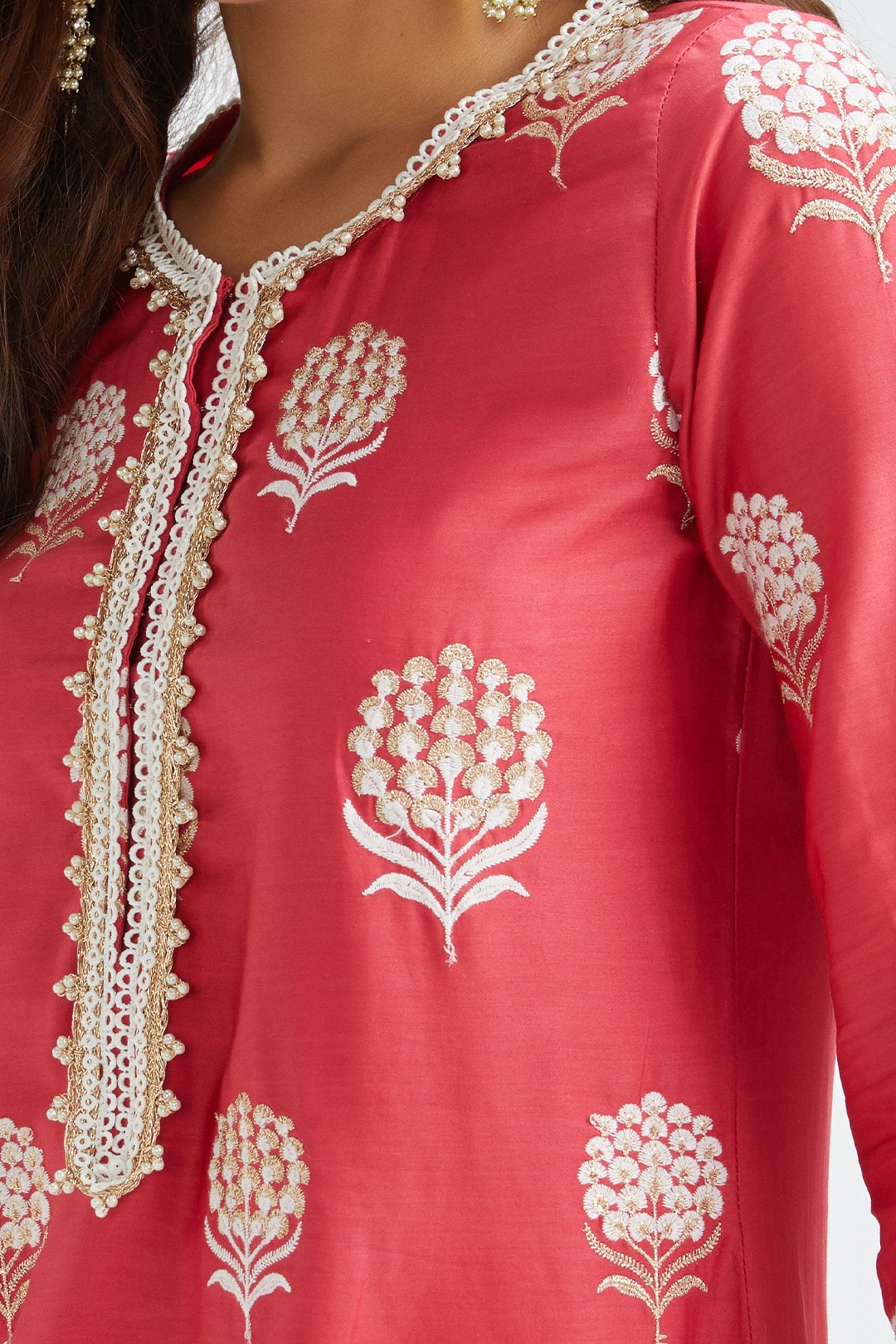 Amira Red Kurta