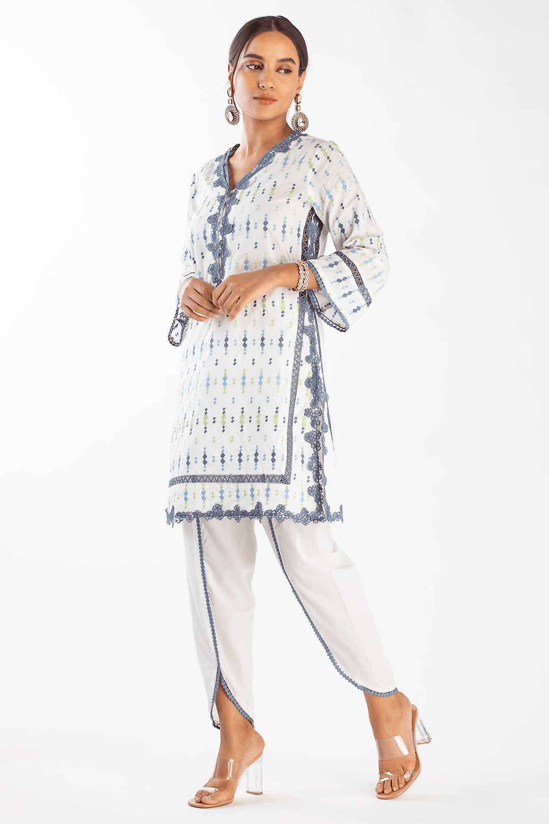 Mulmul Cotton Cupid White Kurta