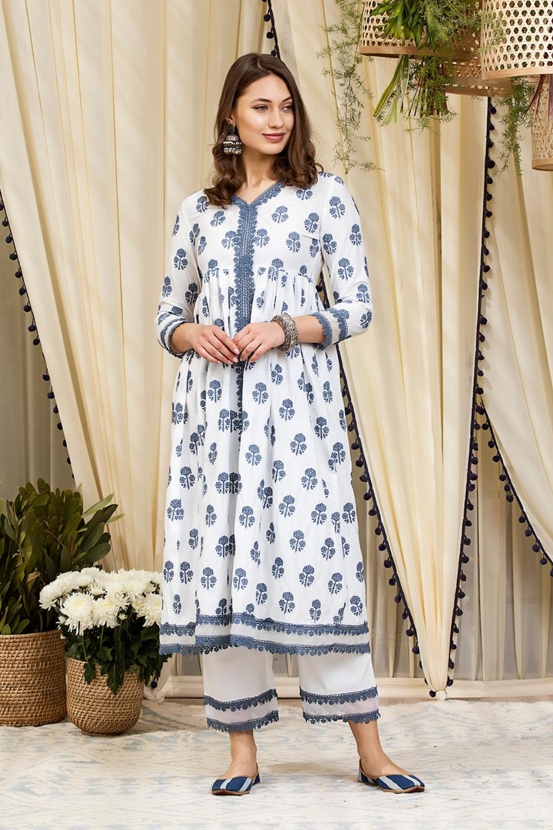 Mulmul Cotton Iliana Kurta