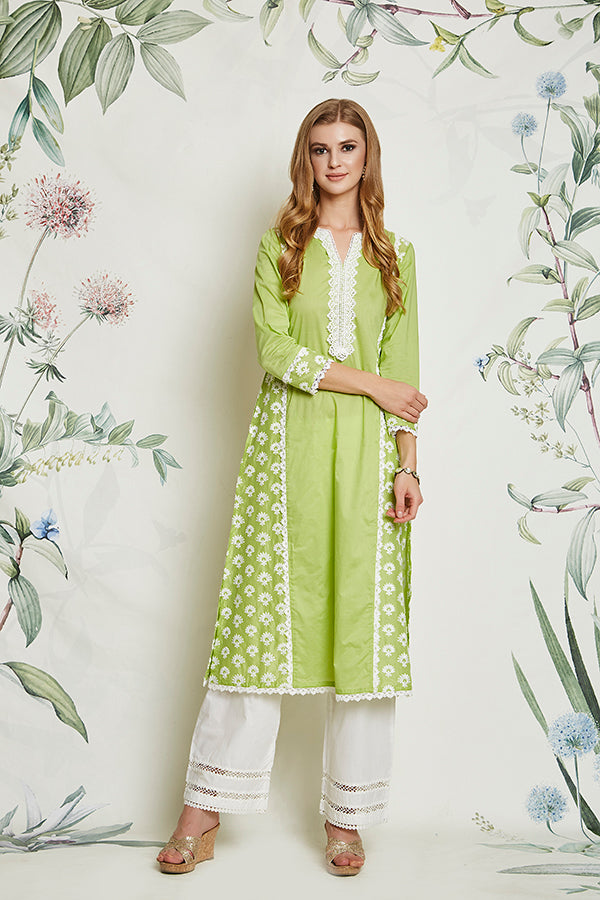 Cosmos Kurta Green