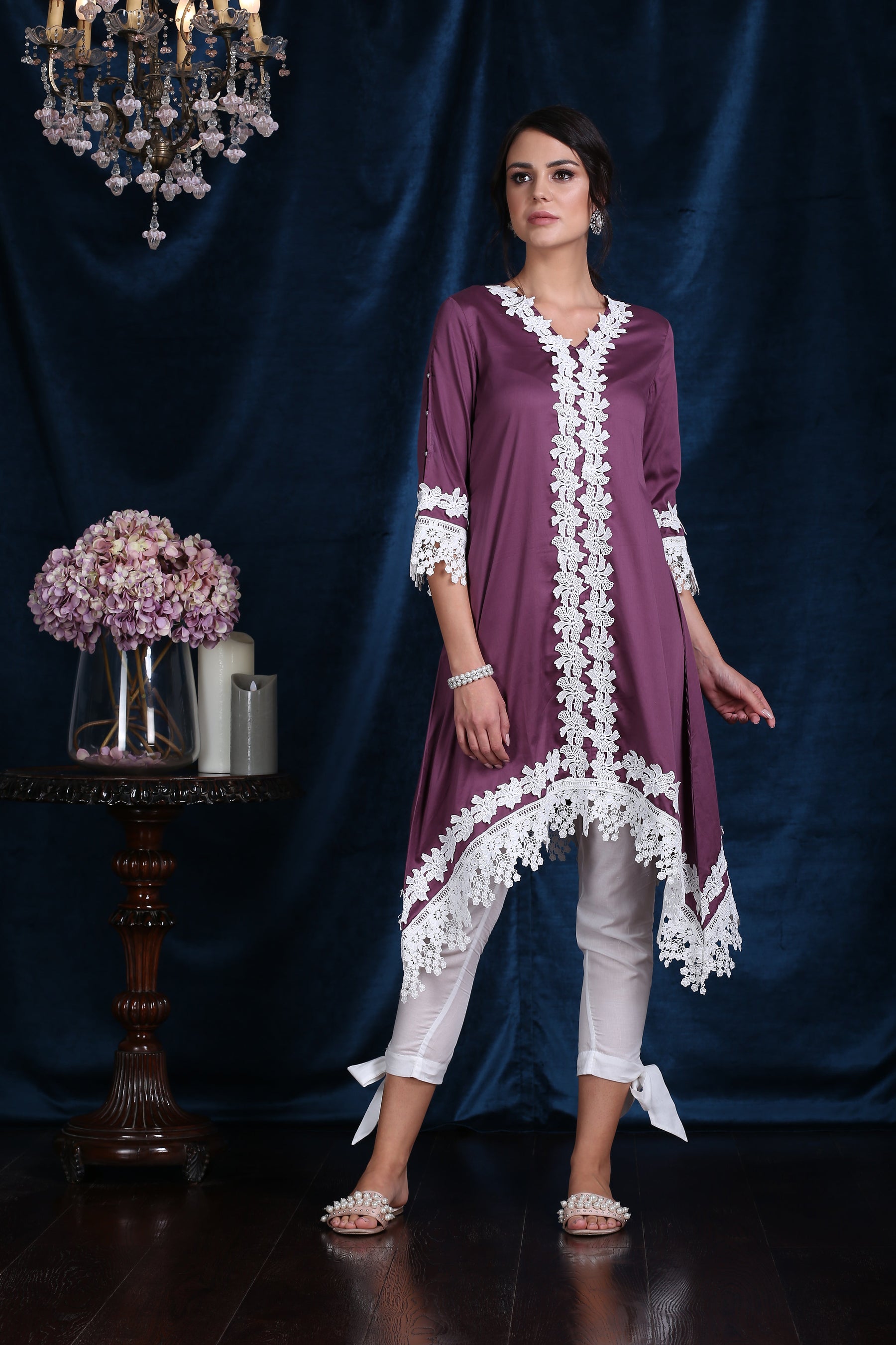 Rosemary Kurta Purple