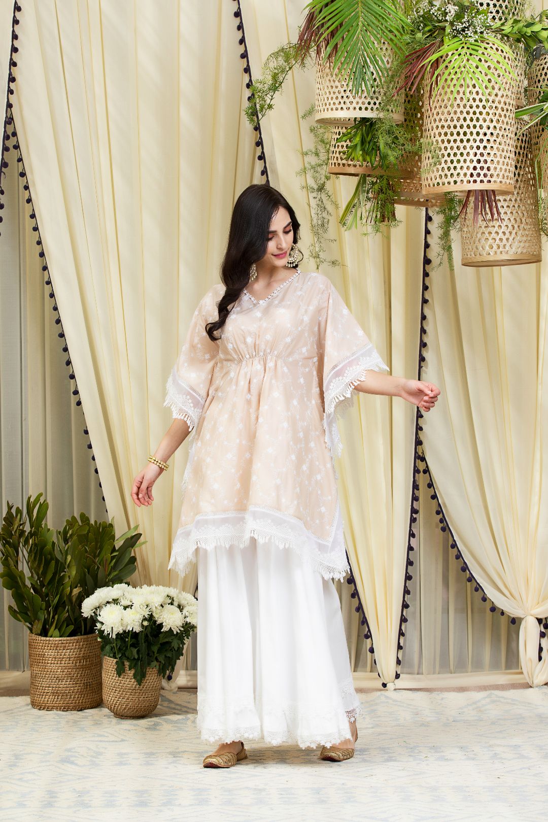 Mulmul Cotton Fiore Kurta