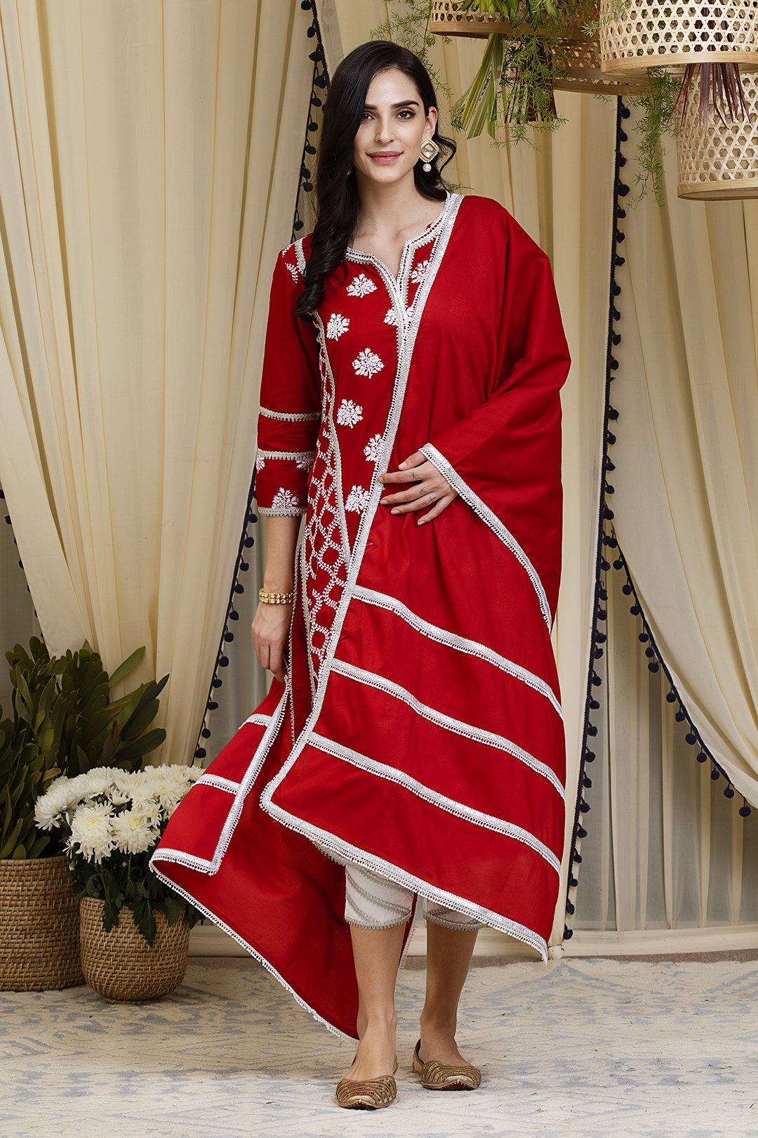 Mulmul cotton
senna kurta